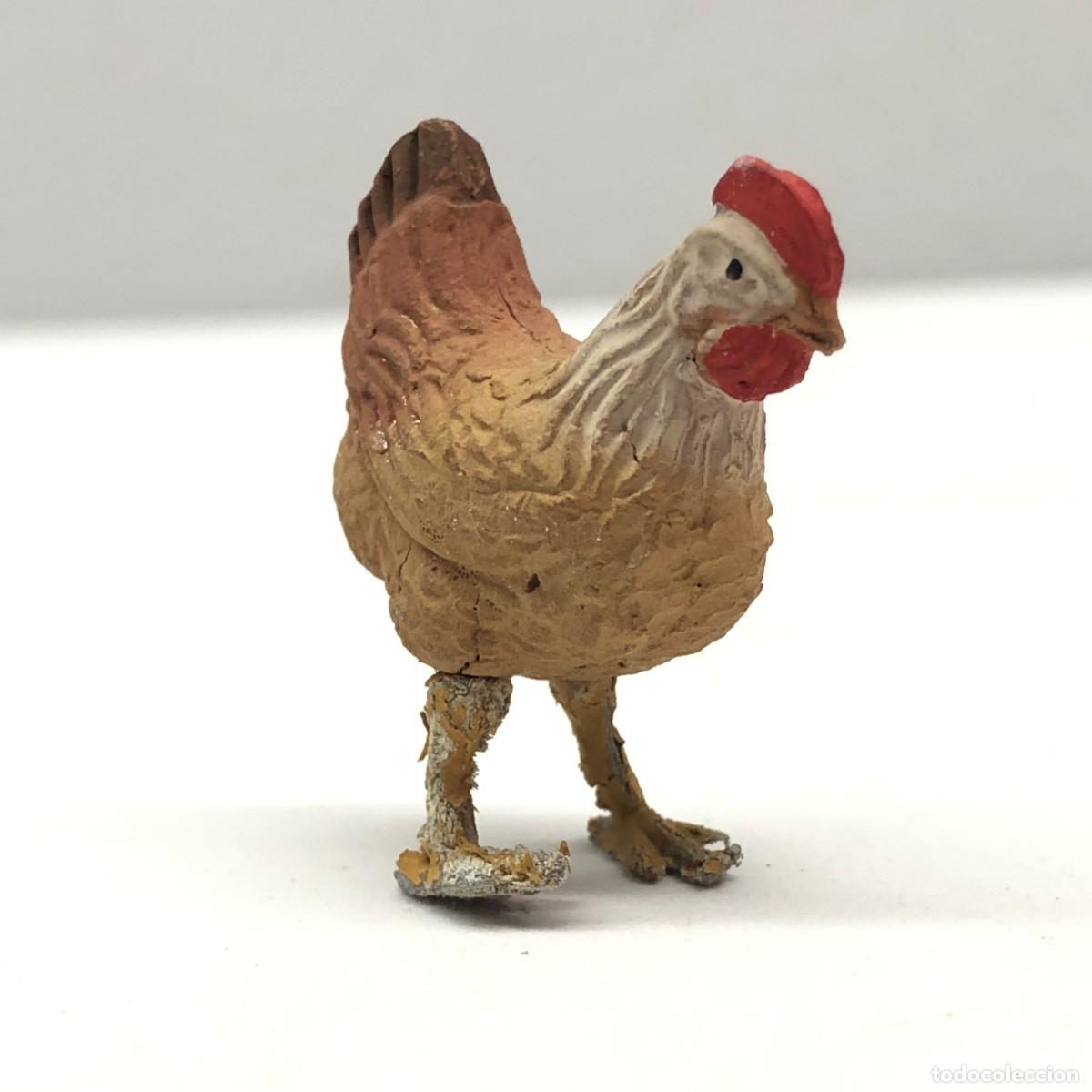 Figuras de Bel&eacute;n: FIGURA DE BEL&Eacute;N - PESSEBRE - HERMANOS CASTELLS BARCELONA - TERRACOTA - GALLINA - 35 MM / 277