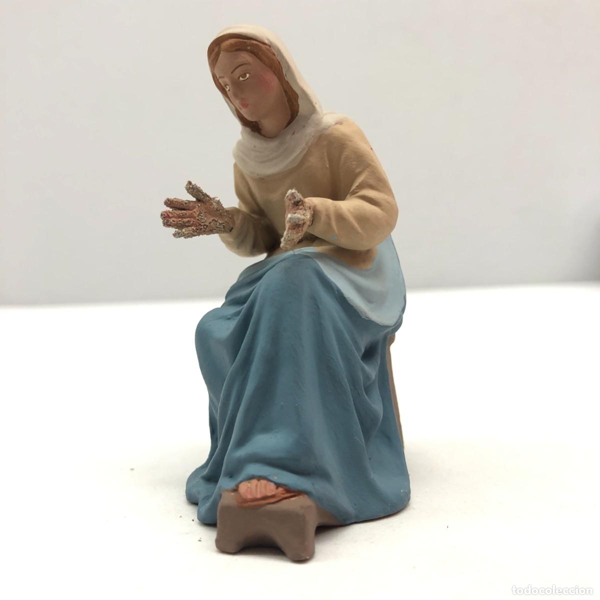 Figuras de Bel&eacute;n: FIGURA DE BEL&Eacute;N - PESSEBRE - HERMANOS CASTELLS BARCELONA - TERRACOTA - VIRGEN MARIA - 80 MM / 283