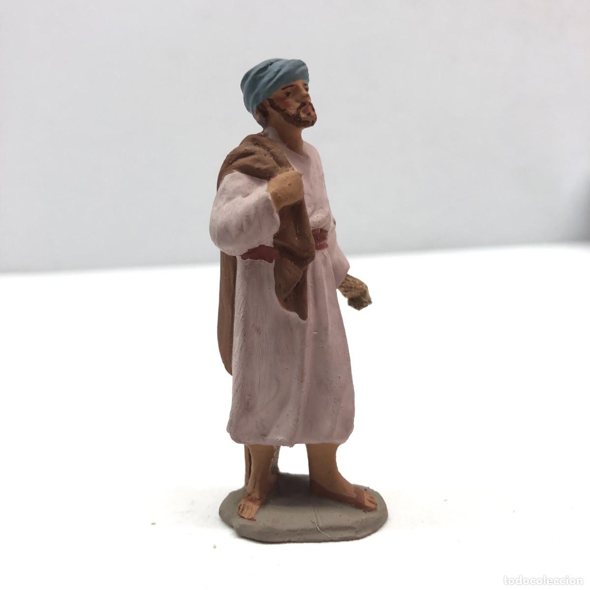 Figuras de Bel&eacute;n: FIGURA DE BEL&Eacute;N - PESSEBRE - HERMANOS CASTELLS BARCELONA - TERRACOTA - BEDUINO - 70 MM / 285