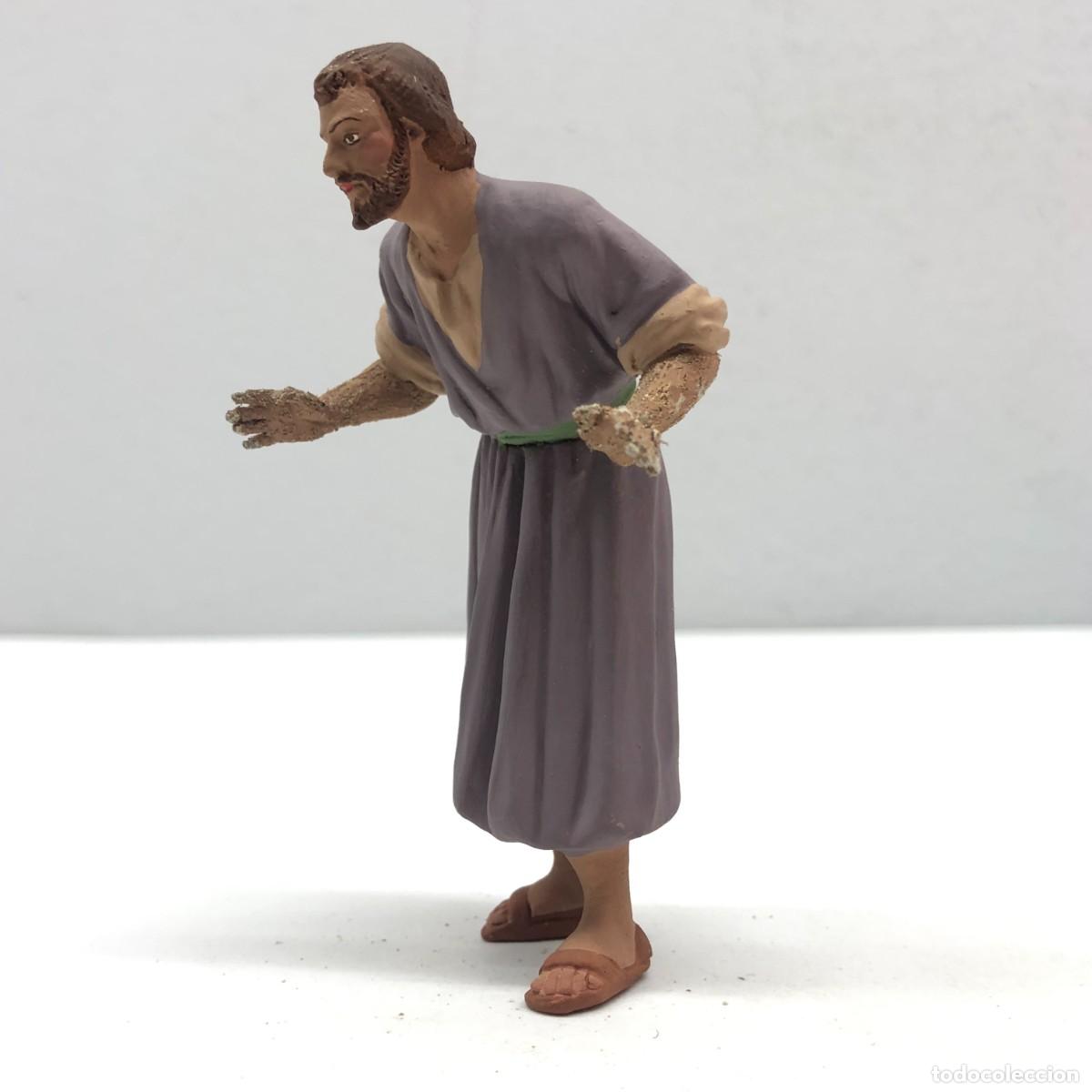 Figuras de Bel&eacute;n: FIGURA DE BEL&Eacute;N - PESSEBRE - HERMANOS CASTELLS BARCELONA - TERRACOTA - PASTOR - 110 MM / 286