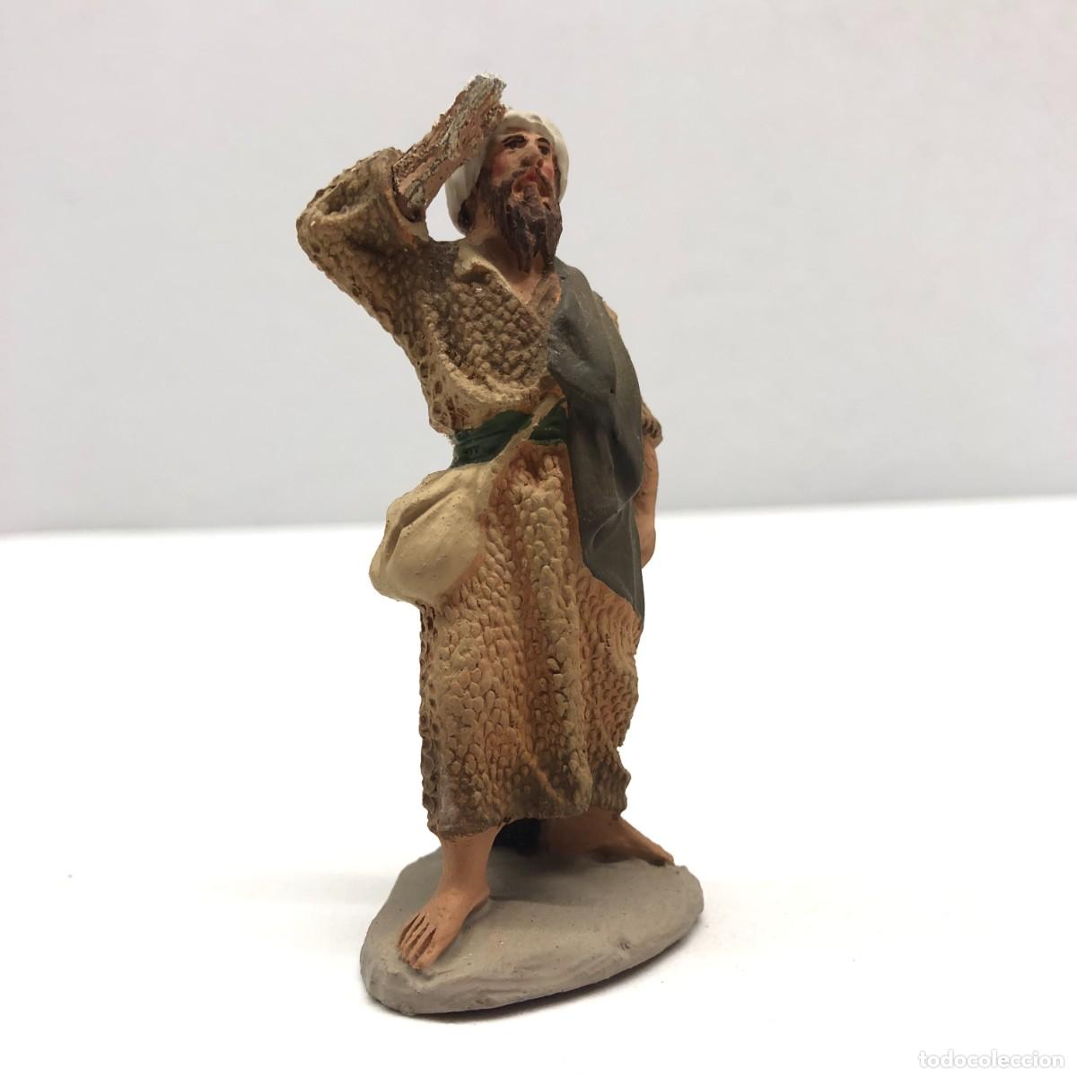 Figuras de Bel&eacute;n: FIGURA DE BEL&Eacute;N - PESSEBRE - HERMANOS CASTELLS BARCELONA - TERRACOTA - PASTOR - 80 MM / 305