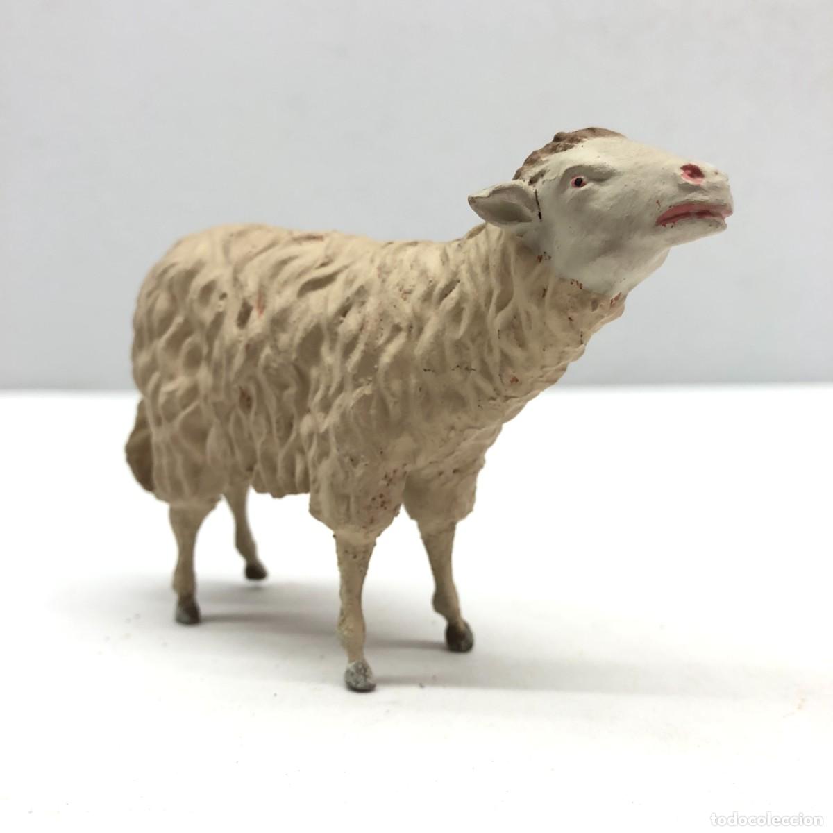 Figuras de Bel&eacute;n: FIGURA DE BEL&Eacute;N - PESSEBRE - HERMANOS CASTELLS BARCELONA - TERRACOTA - OVEJA - 75 MM / 307