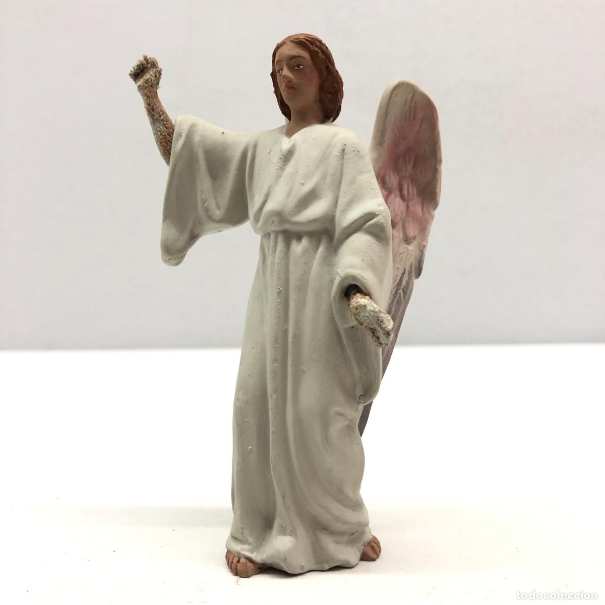 Figuras de Bel&eacute;n: FIGURA DE BEL&Eacute;N - PESSEBRE - HERMANOS CASTELLS BARCELONA - TERRACOTA - &Aacute;NGEL - 110 MM / 309