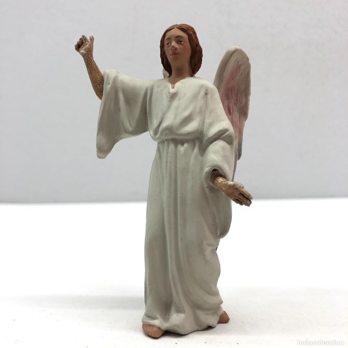 Figuras de Bel&eacute;n: FIGURA DE BEL&Eacute;N - PESSEBRE - HERMANOS CASTELLS BARCELONA - TERRACOTA - &Aacute;NGEL - 110 MM / 315