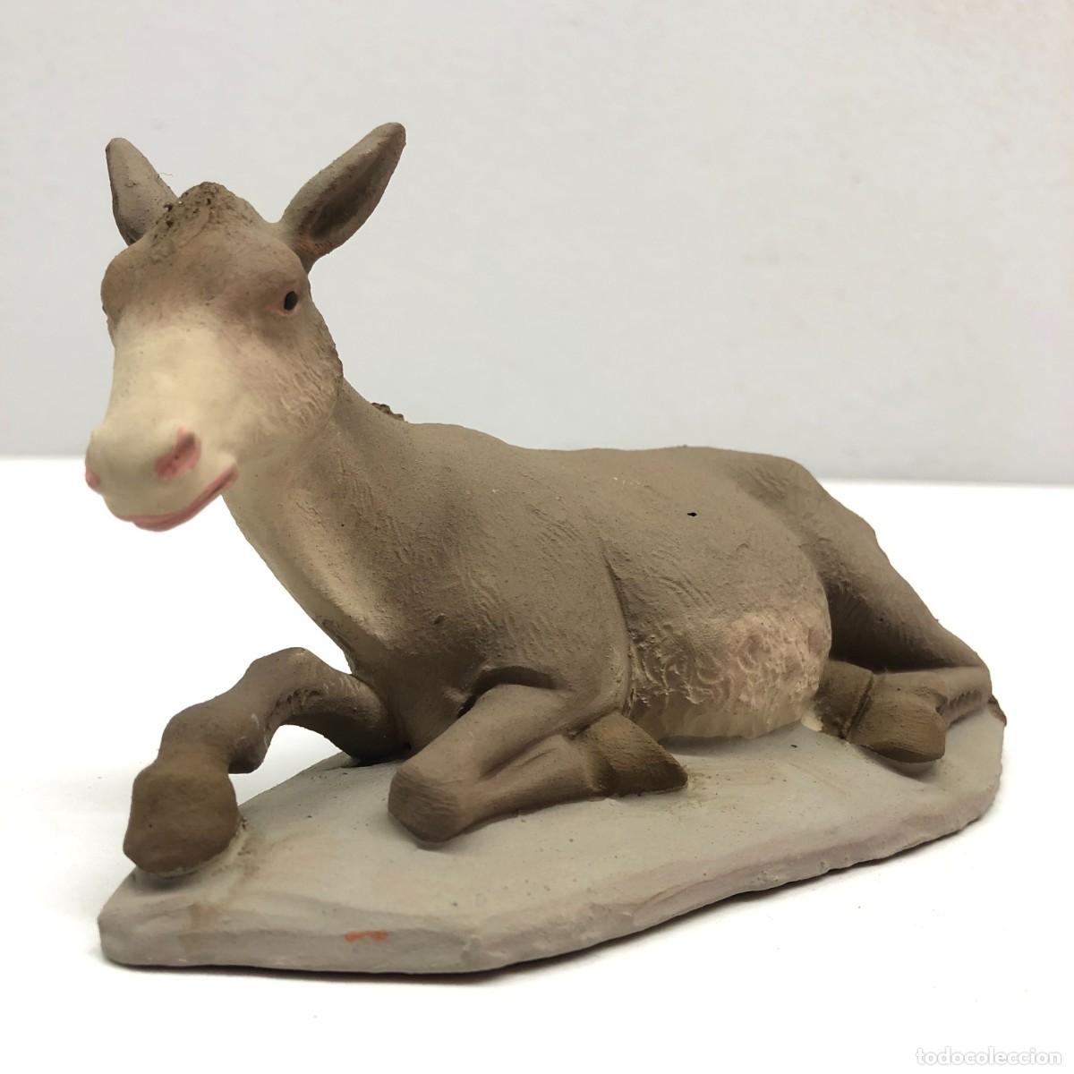 Figuras de Bel&eacute;n: FIGURA DE BEL&Eacute;N - PESSEBRE - HERMANOS CASTELLS BARCELONA - TERRACOTA - MULA - 85 X 140 MM / 316