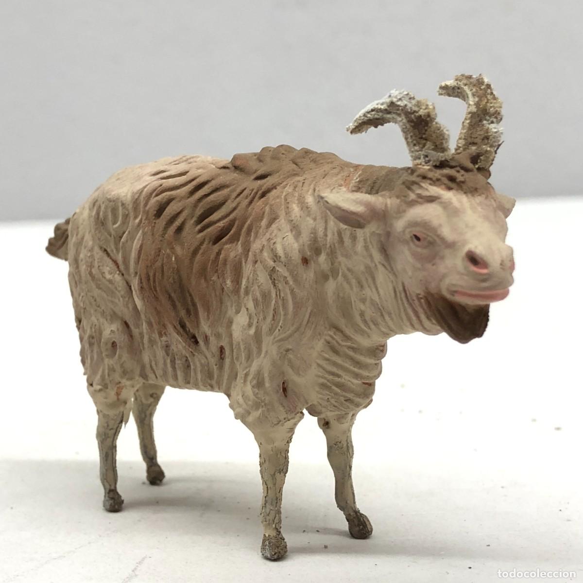 Figuras de Pres&eacute;pios: FIGURA DE BEL&Eacute;N - PESSEBRE - HERMANOS CASTELLS BARCELONA - TERRACOTA - CABRA - 60 MM / 354