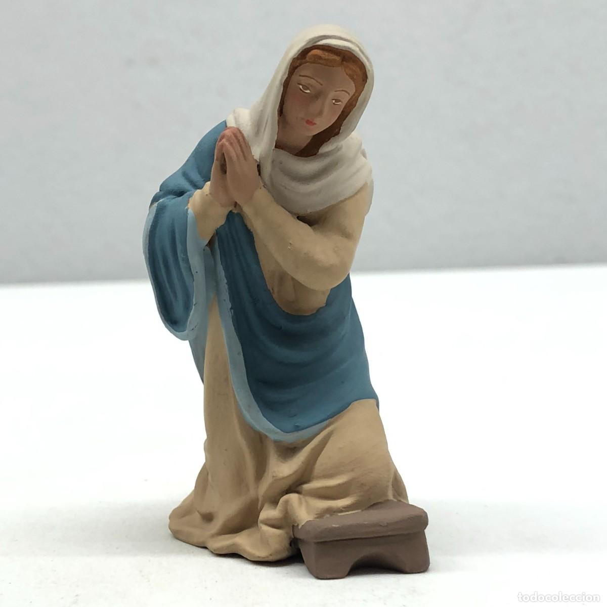 Figuras de Pres&eacute;pios: FIGURA DE BEL&Eacute;N - PESSEBRE - HERMANOS CASTELLS BARCELONA - TERRACOTA - VIRGEN MAR&Iacute;A - 80 MM / 357