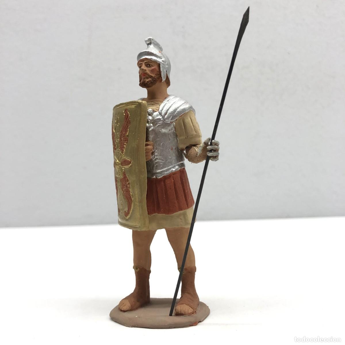 Figuras de Bel&eacute;n: FIGURA DE BEL&Eacute;N - PESSEBRE - HERMANOS CASTELLS BARCELONA - TERRACOTA - SOLDADO ROMANO - 125 MM / 358