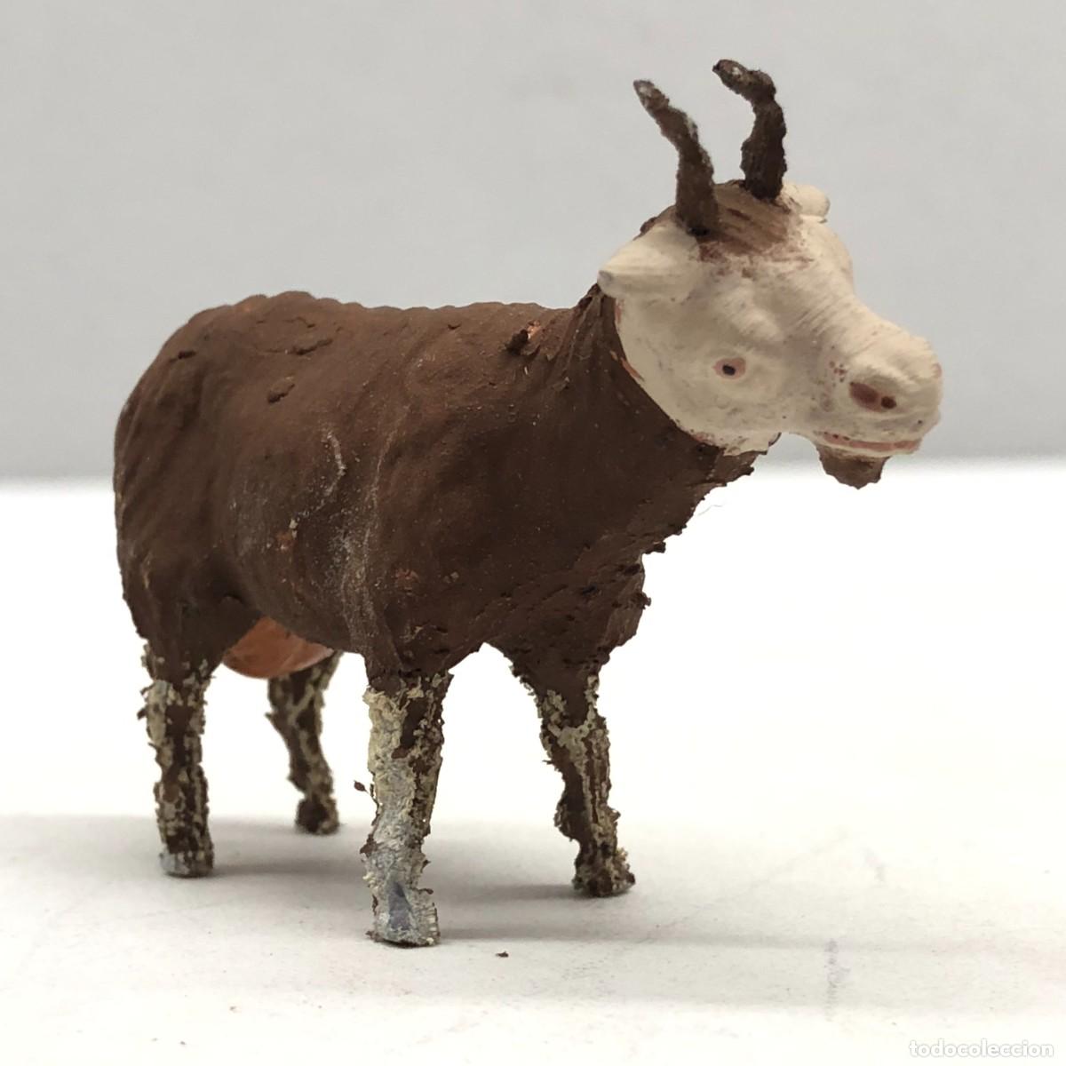 Figuras de Bel&eacute;n: FIGURA DE BEL&Eacute;N - PESSEBRE - HERMANOS CASTELLS BARCELONA - TERRACOTA - CABRA - 55 MM / 359