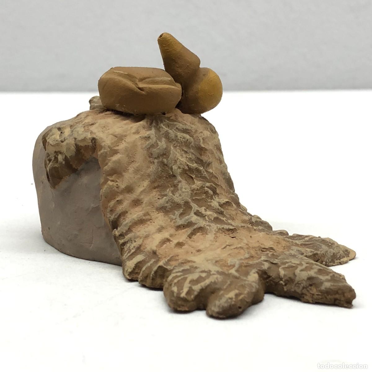 Figuras de Bel&eacute;n: FIGURA DE BEL&Eacute;N - PESSEBRE - HERMANOS CASTELLS BARCELONA - TERRACOTA - OFRENDAS - 65 X 100 MM / 369