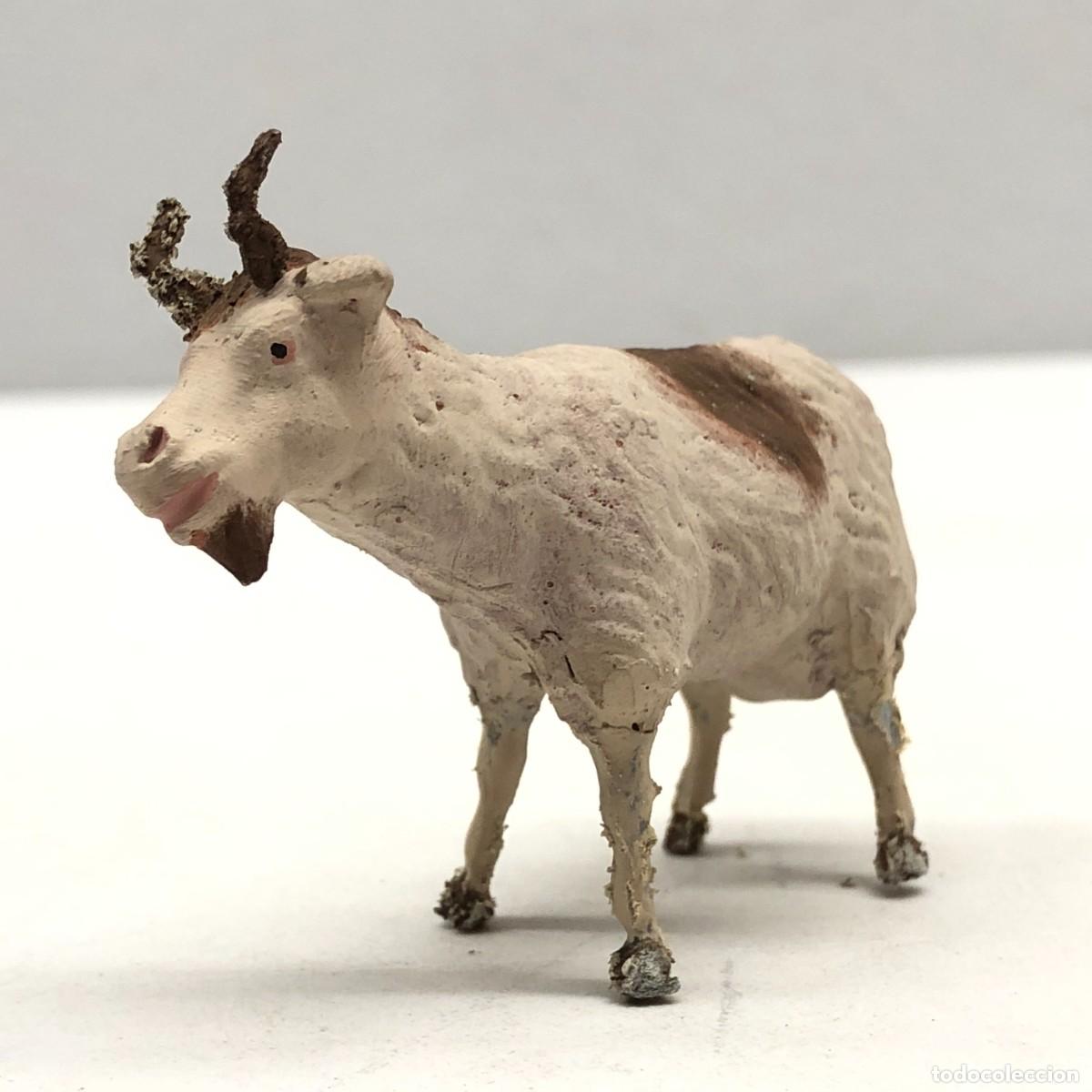 Figuras de Bel&eacute;n: FIGURA DE BEL&Eacute;N - PESSEBRE - HERMANOS CASTELLS BARCELONA - TERRACOTA - CABRA - 55 MM / 372