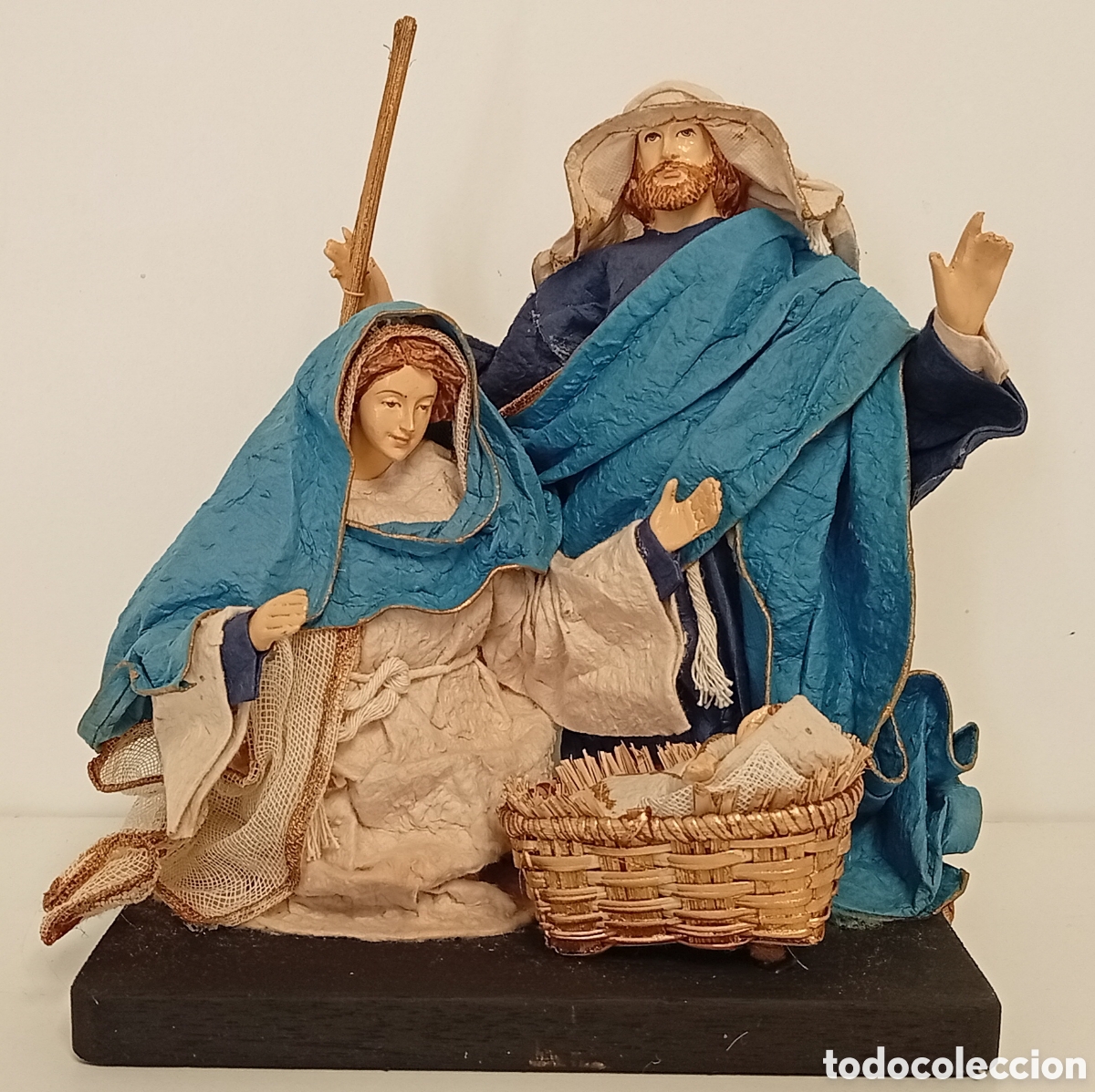 Figuras de Bel&eacute;n: .BELEN ARTESANAL HECHO CON PAPEL MACHE