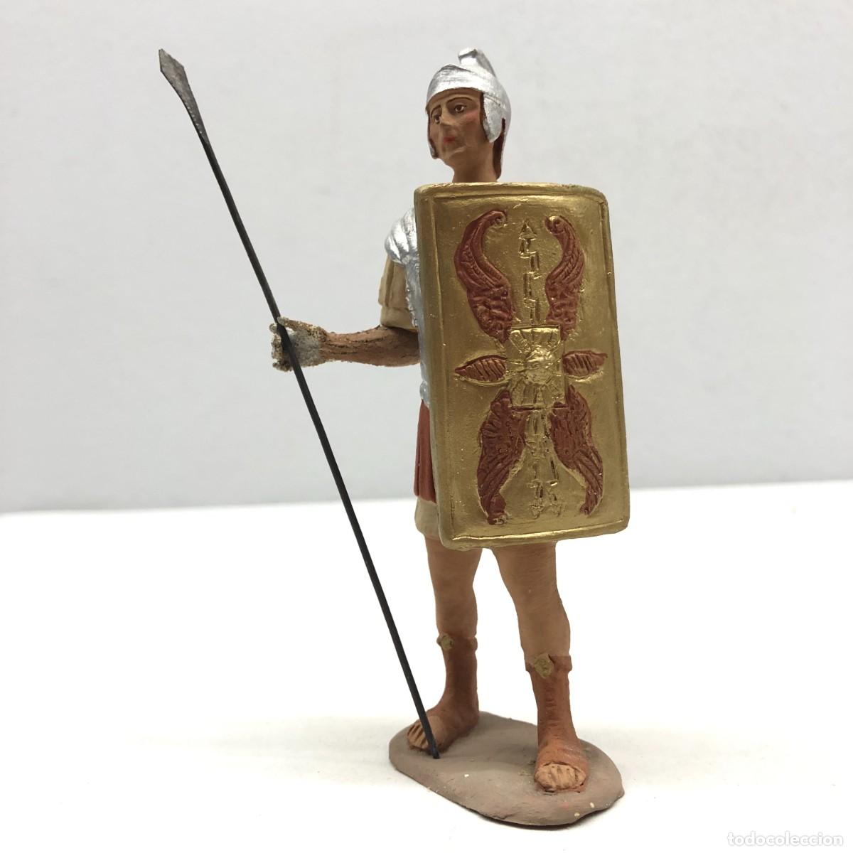Figuras de Bel&eacute;n: FIGURA DE BEL&Eacute;N - PESSEBRE - HERMANOS CASTELLS BARCELONA - TERRACOTA - SOLDADO ROMANO - 12 CM / 376