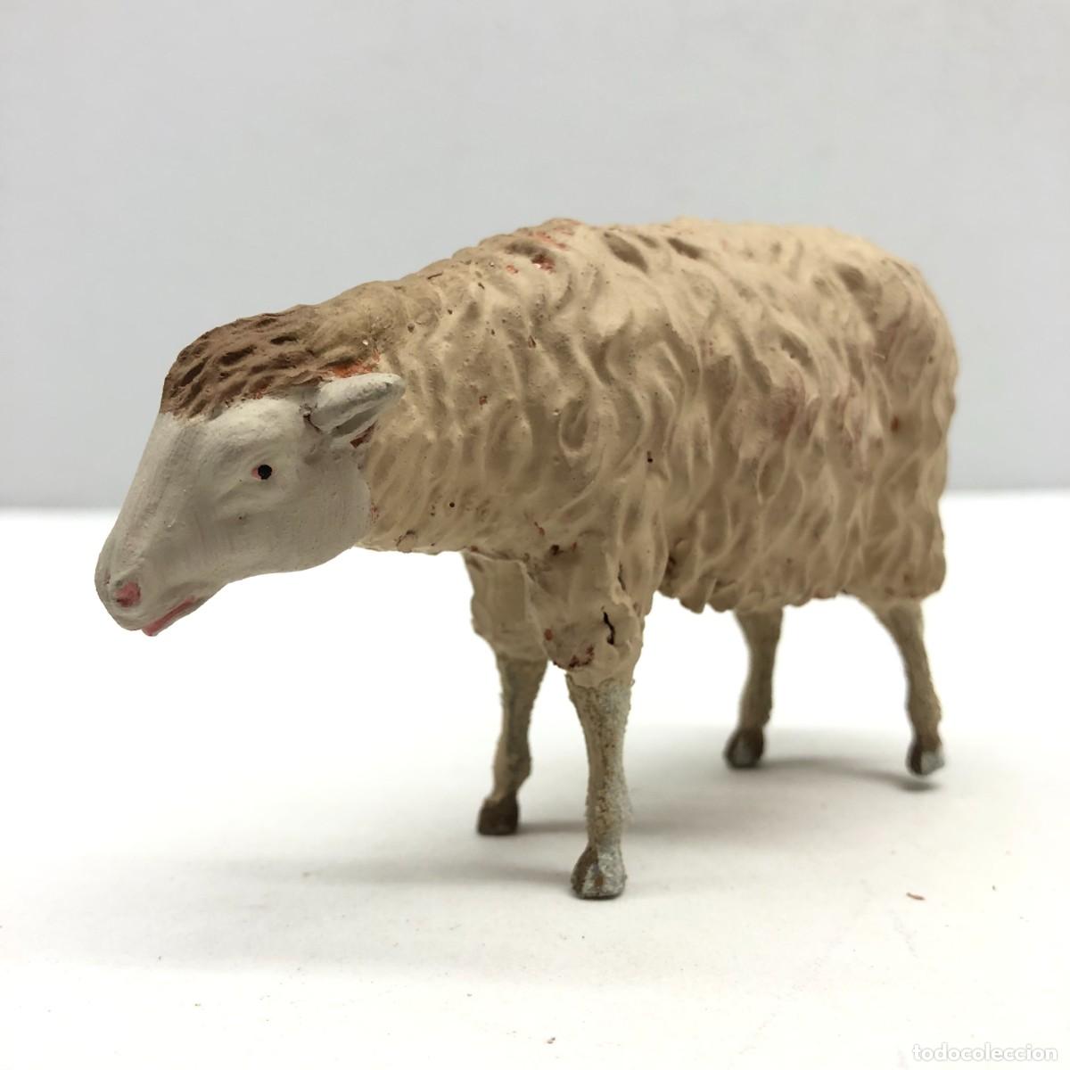Figuras de Bel&eacute;n: FIGURA DE BEL&Eacute;N - PESSEBRE - HERMANOS CASTELLS BARCELONA - TERRACOTA - OVEJA - 7 CM / 378