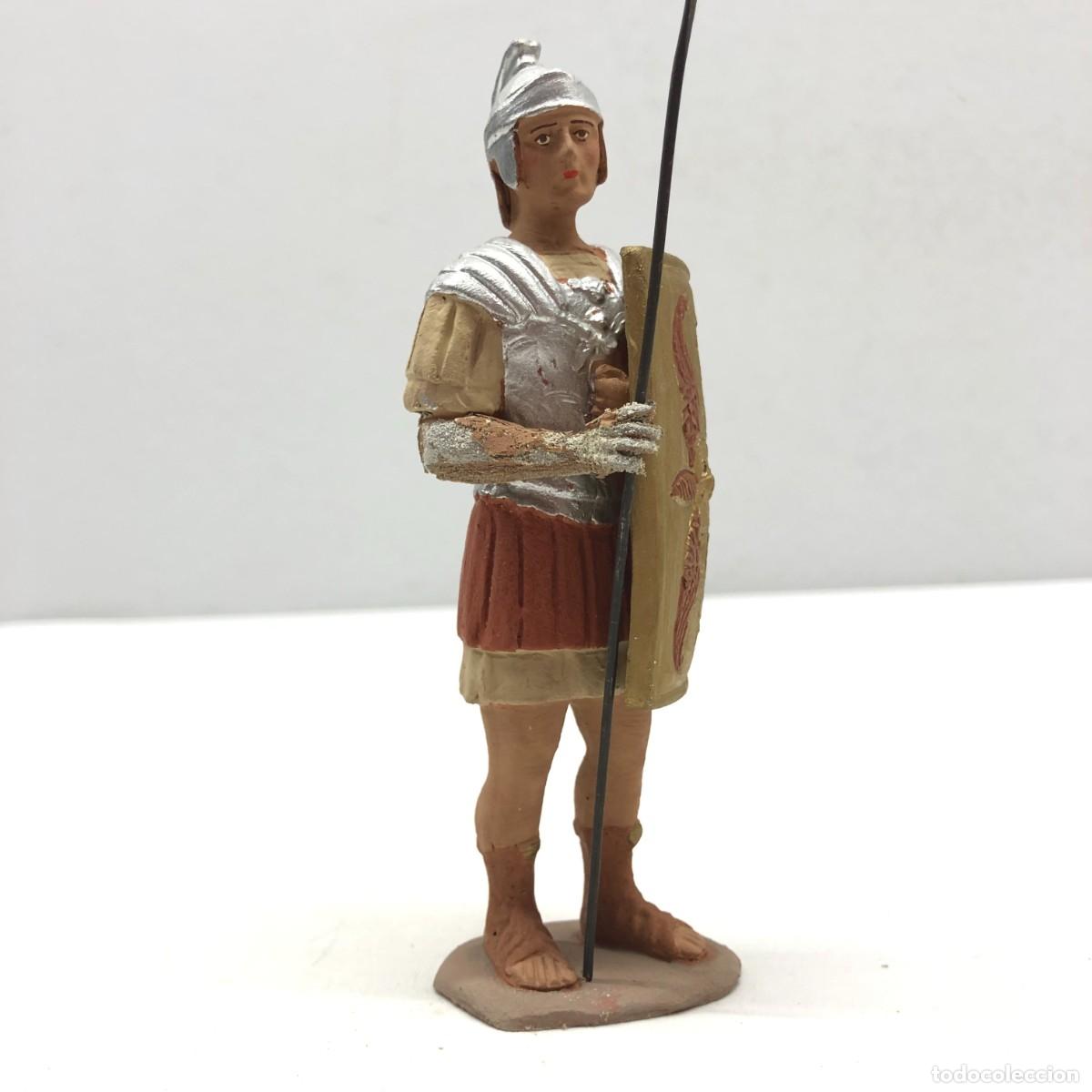 Figuras de Bel&eacute;n: FIGURA DE BEL&Eacute;N - PESSEBRE - HERMANOS CASTELLS BARCELONA - TERRACOTA - SOLDADO ROMANO - 12 CM / 379