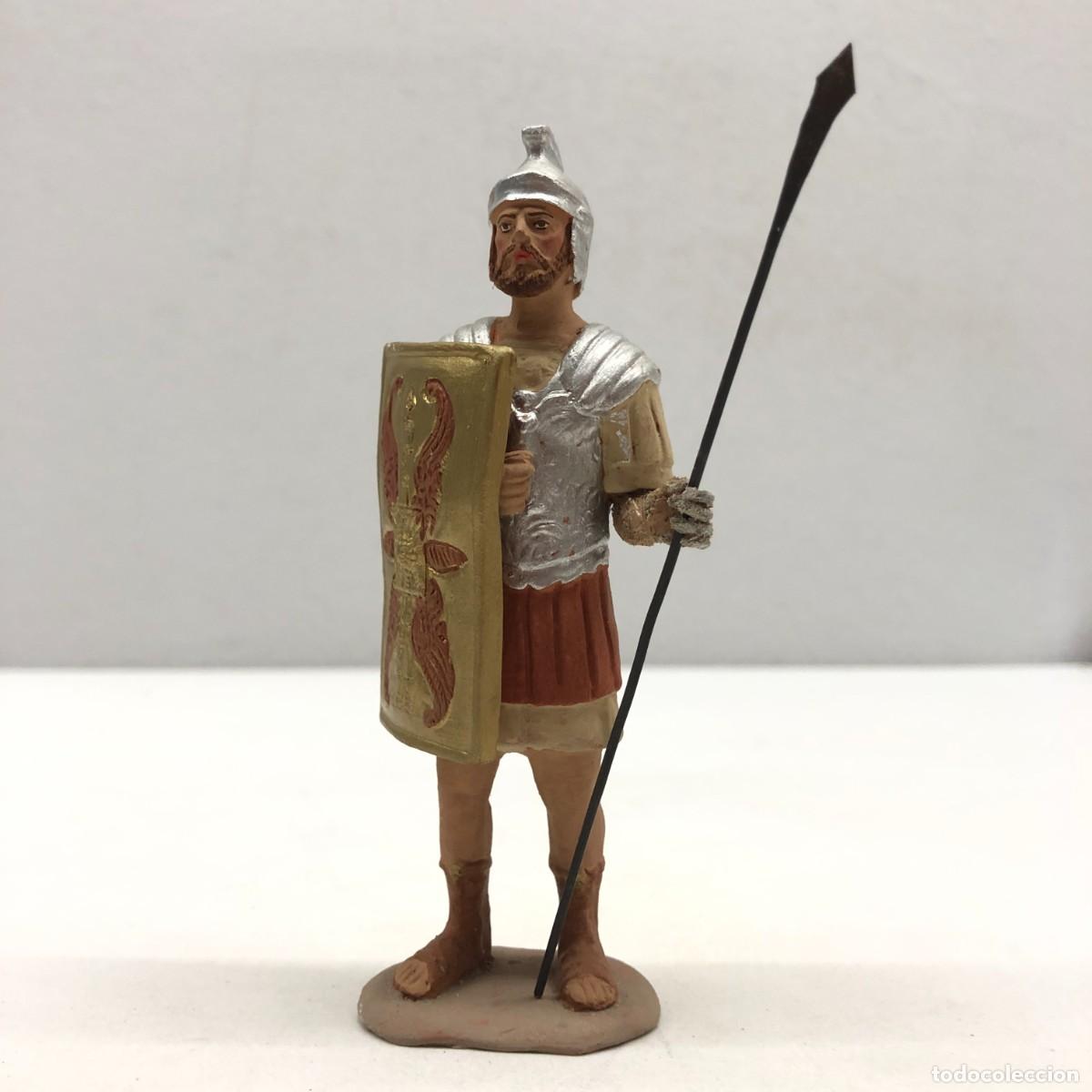 Figuras de Bel&eacute;n: FIGURA DE BEL&Eacute;N - PESSEBRE - HERMANOS CASTELLS BARCELONA - TERRACOTA - SOLDADO ROMANO - 12 CM / 381