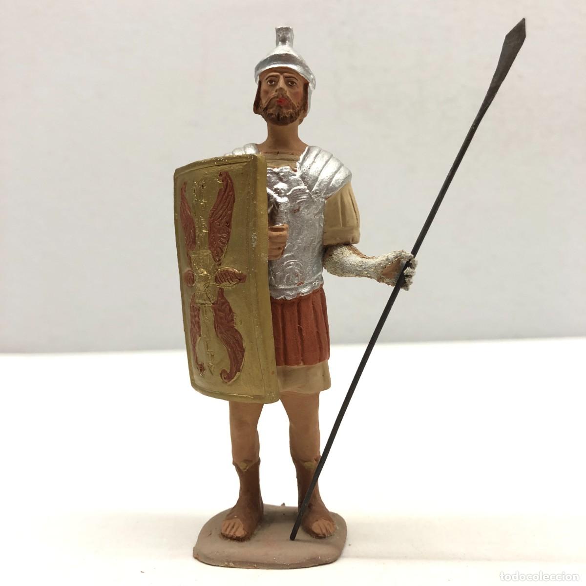 Figuras de Bel&eacute;n: FIGURA DE BEL&Eacute;N - PESSEBRE - HERMANOS CASTELLS BARCELONA - TERRACOTA - SOLDADO ROMANO - 12 CM / 385