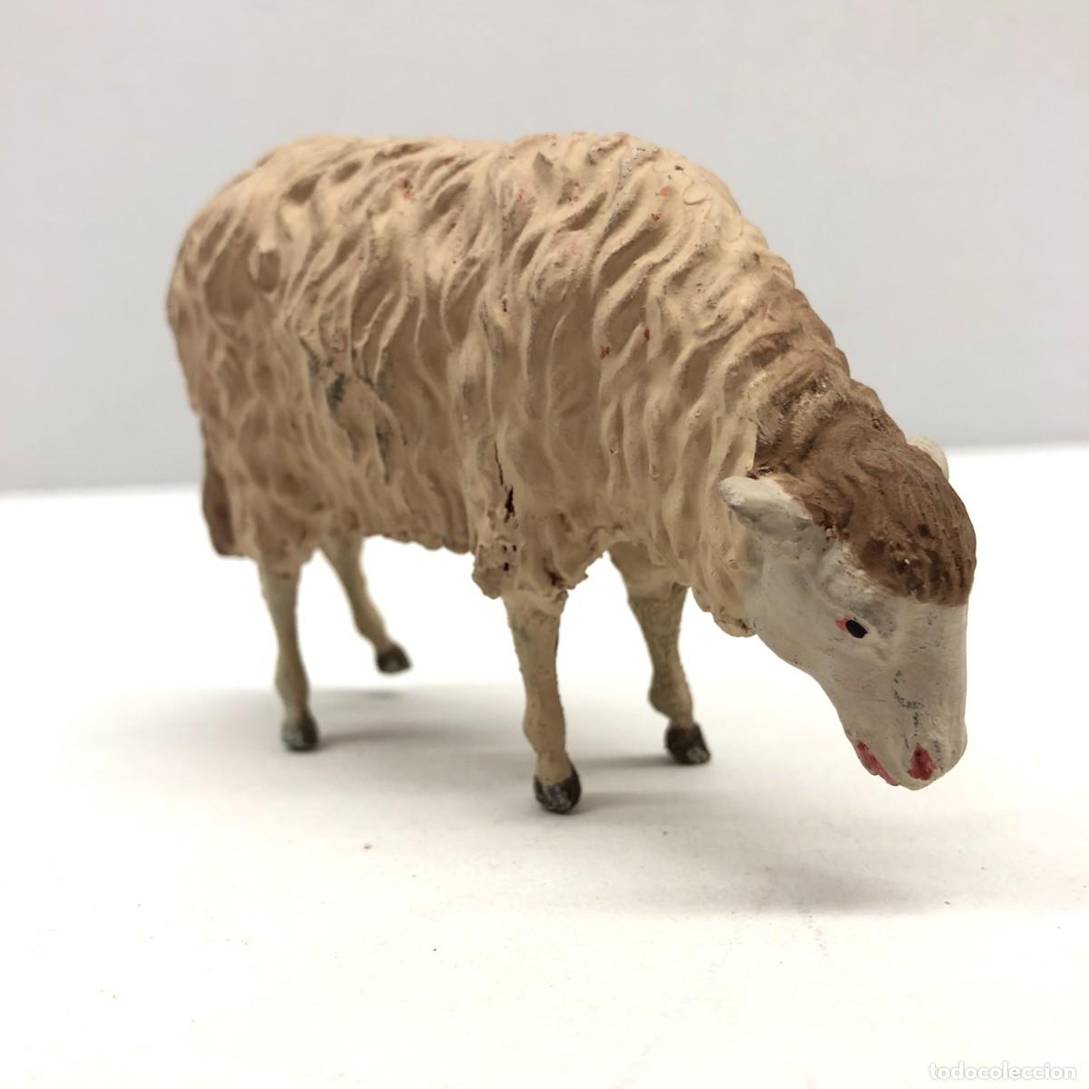 Figuras de Bel&eacute;n: FIGURA DE BEL&Eacute;N - PESSEBRE - HERMANOS CASTELLS BARCELONA - TERRACOTA - OVEJA - 7 CM / 386