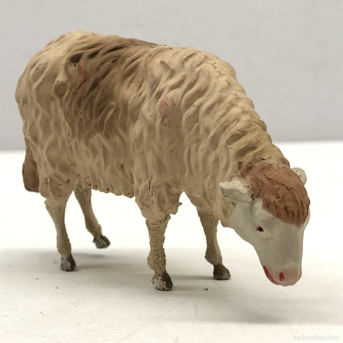 Figuras de Bel&eacute;n: FIGURA DE BEL&Eacute;N - PESSEBRE - HERMANOS CASTELLS BARCELONA - TERRACOTA - OVEJA - 7 CM / 387
