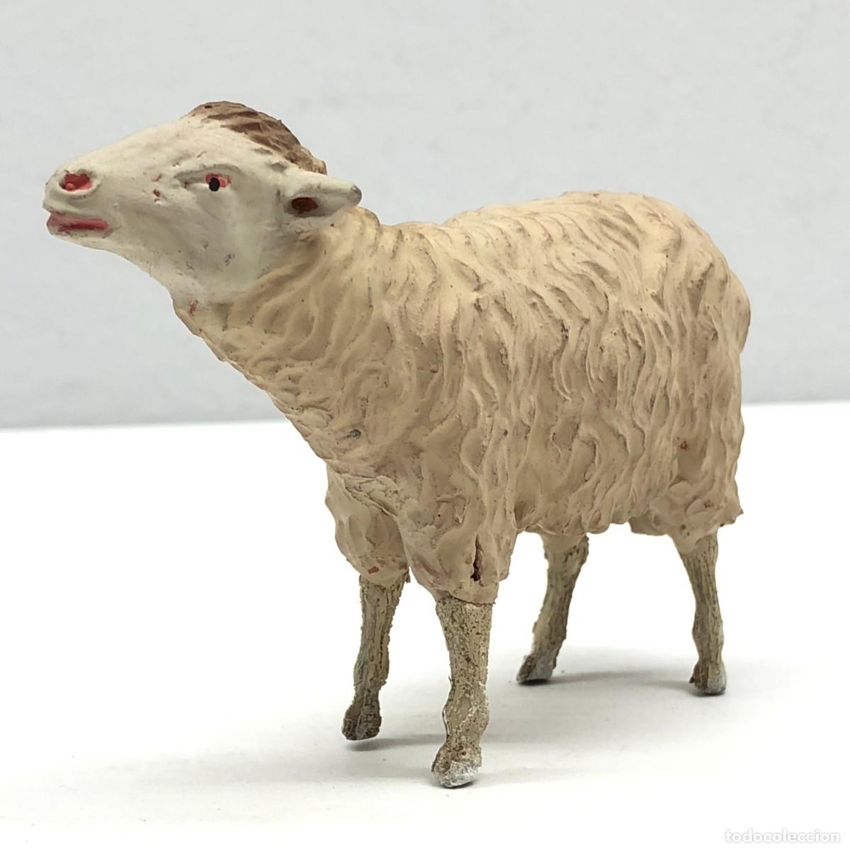 Figuras de Bel&eacute;n: FIGURA DE BEL&Eacute;N - PESSEBRE - HERMANOS CASTELLS BARCELONA - TERRACOTA - OVEJA - 7 CM / 388