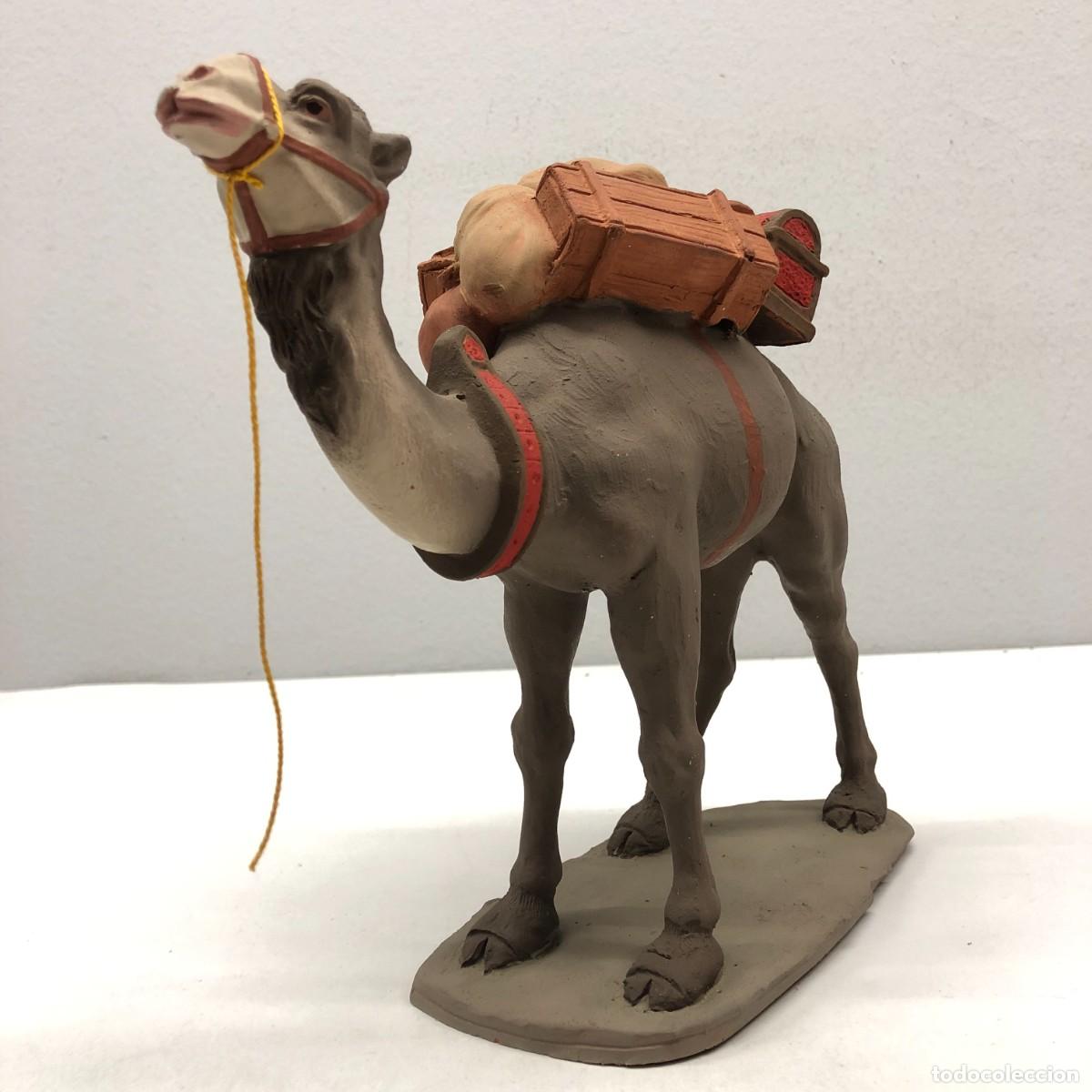 Figuras de Bel&eacute;n: FIGURA DE BEL&Eacute;N - PESSEBRE - HERMANOS CASTELLS BARCELONA - TERRACOTA - CAMELLO CON CARGA / 397