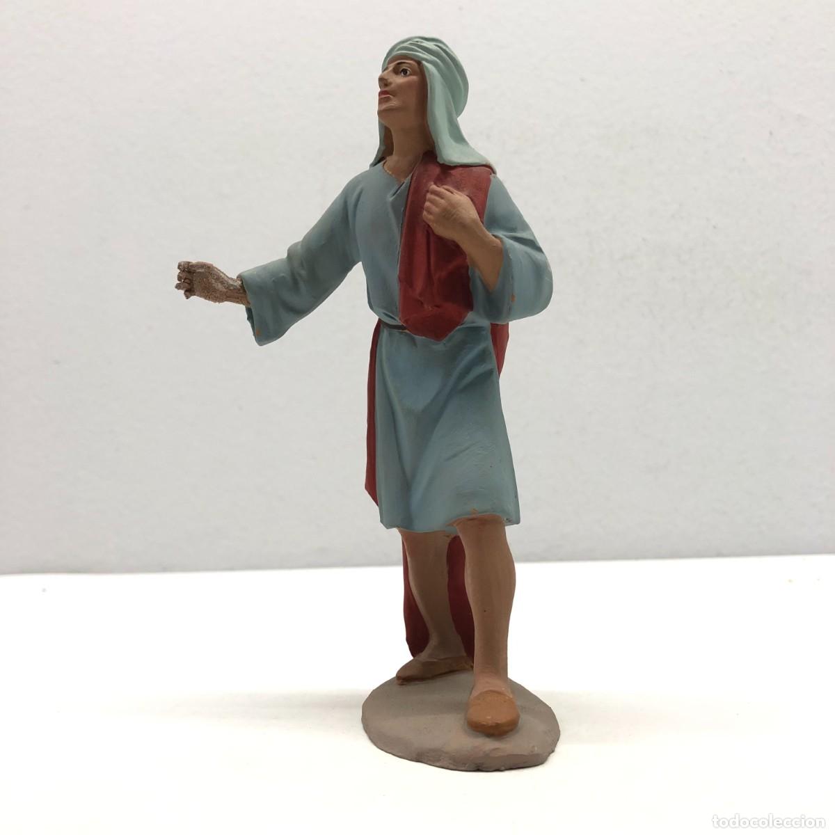 Figuras de Bel&eacute;n: FIGURA DE BEL&Eacute;N - PESSEBRE - HERMANOS CASTELLS BARCELONA - TERRACOTA - PASTOR - 17,5 CM / 400