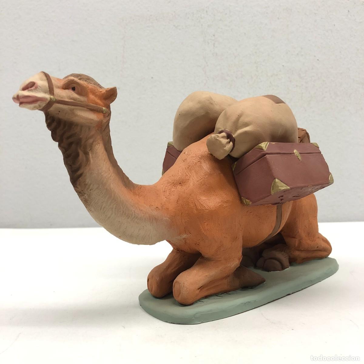 Figuras de Bel&eacute;n: FIGURA DE BEL&Eacute;N - PESSEBRE - HERMANOS CASTELLS BARCELONA - TERRACOTA - CAMELLO - 16 X 12 CM / 419