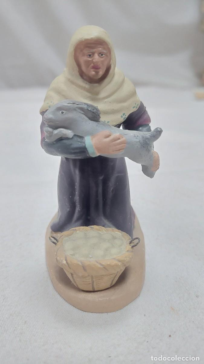 Figurines pour Cr&egrave;ches de No&euml;l: Figura de portal de Belen terracota de Serrano Murcia