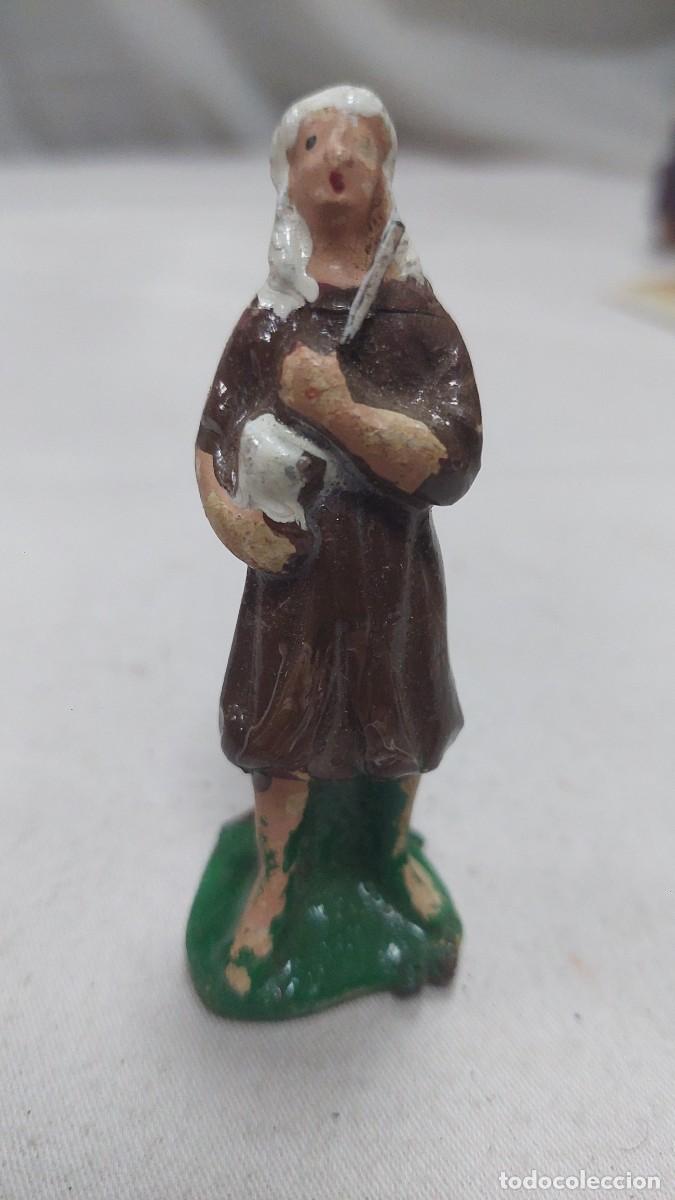 Figuras de Bel&eacute;n: Figura de portal de Belen terracota pastor