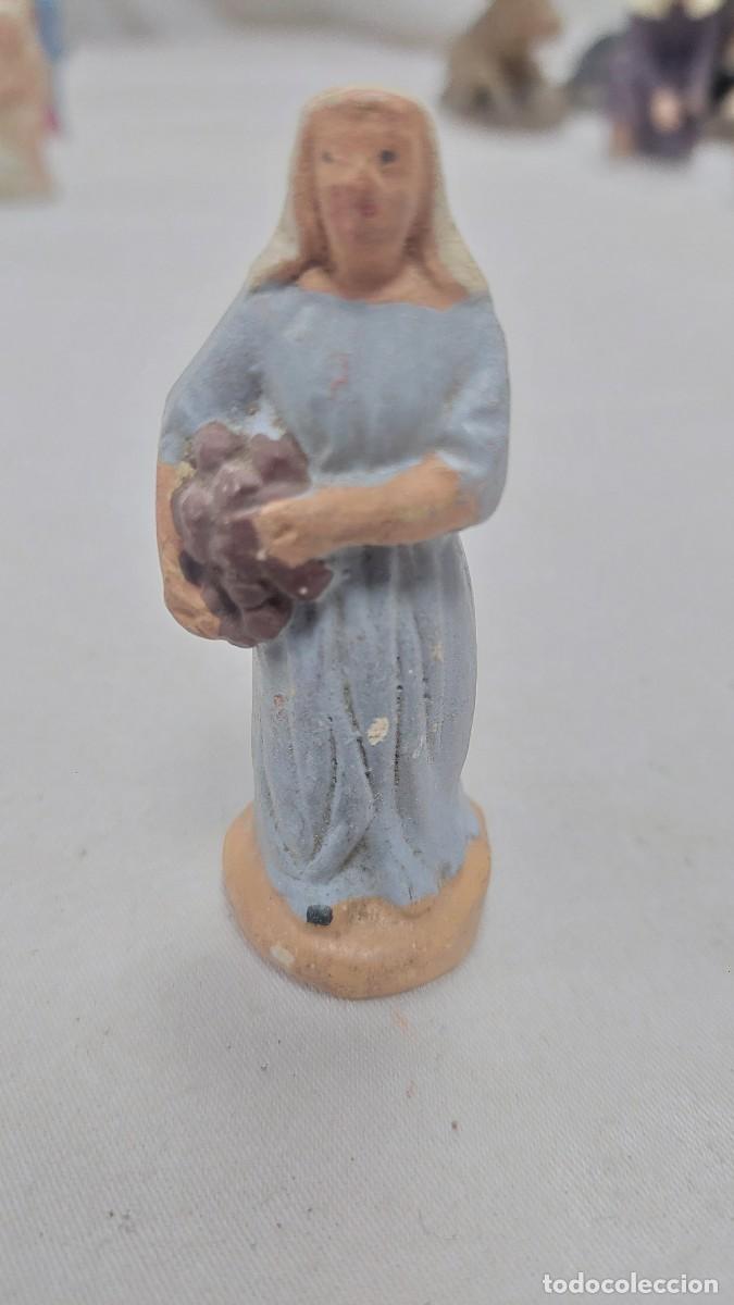 Statuine di Presepe: Figura de portal de Belen terracota pastora