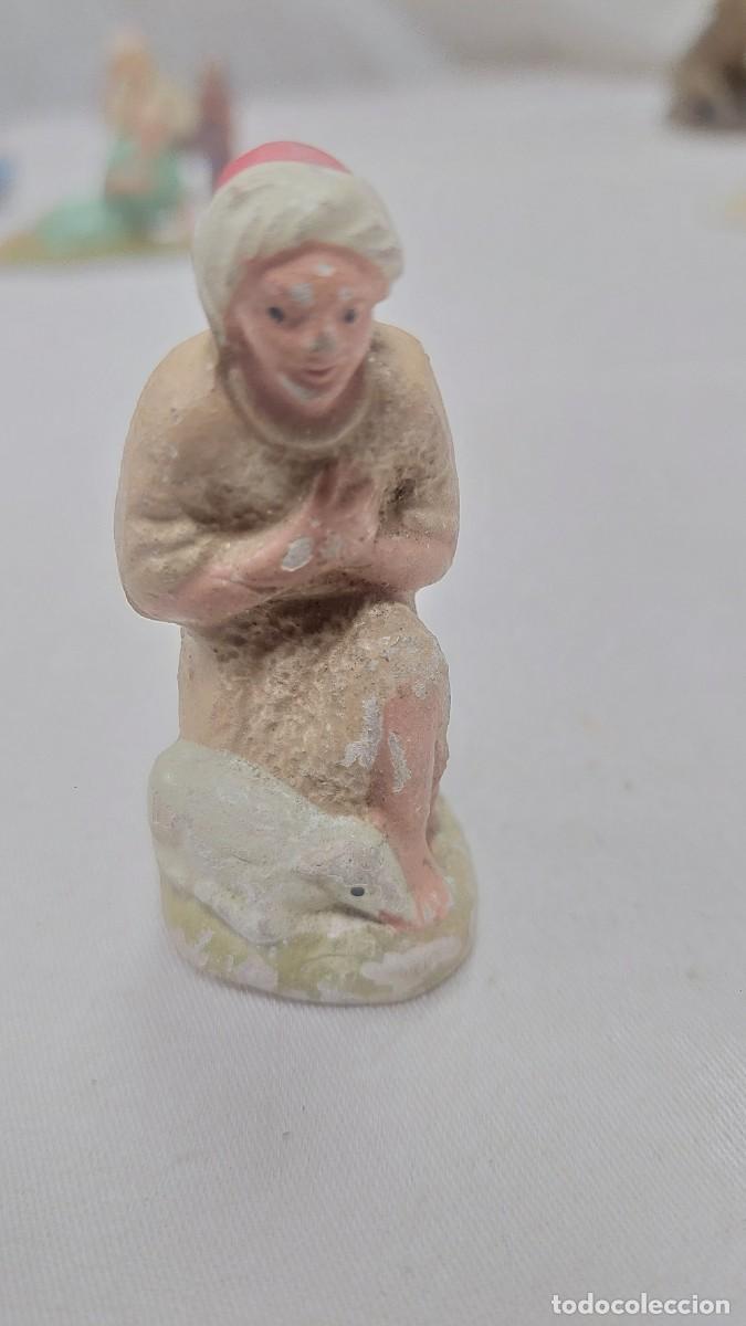 Statuine di Presepe: Figura de portal de Belen terracota pastor