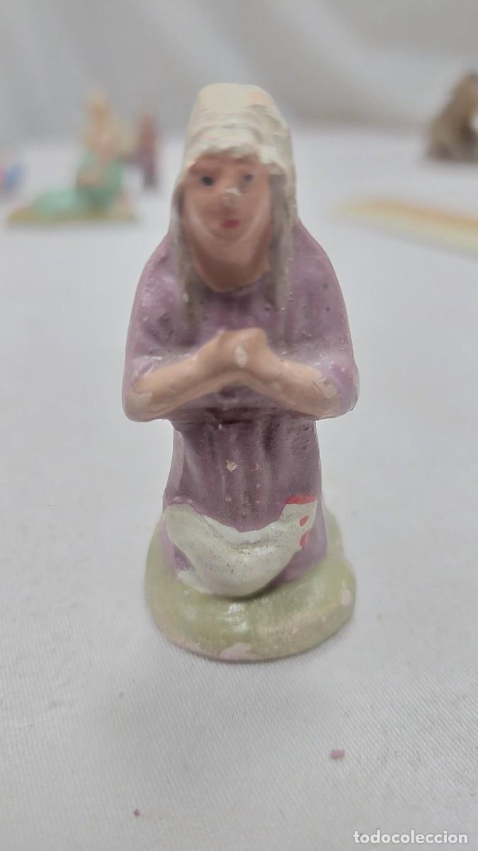 Statuine di Presepe: Figura de portal de Belen terracota pastora