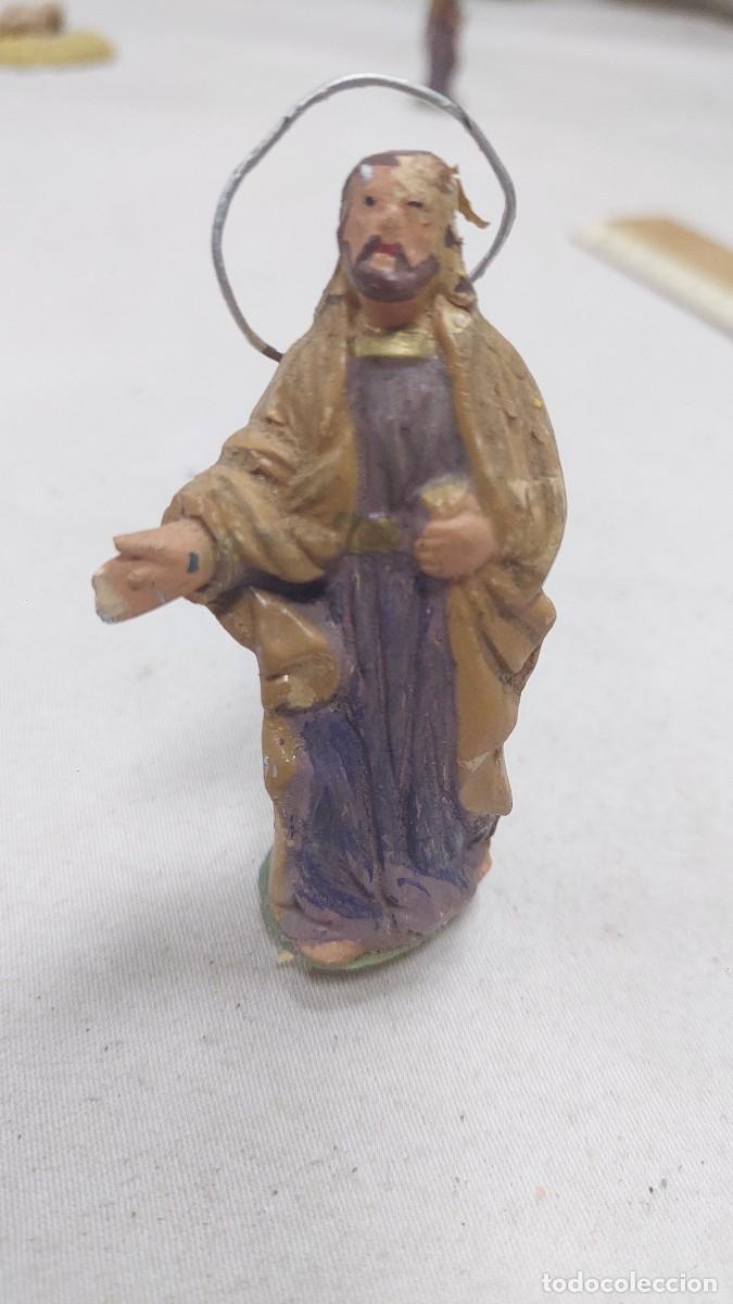 Figuras de Bel&eacute;n: Figura de portal de Belen terracota San Jos&eacute;
