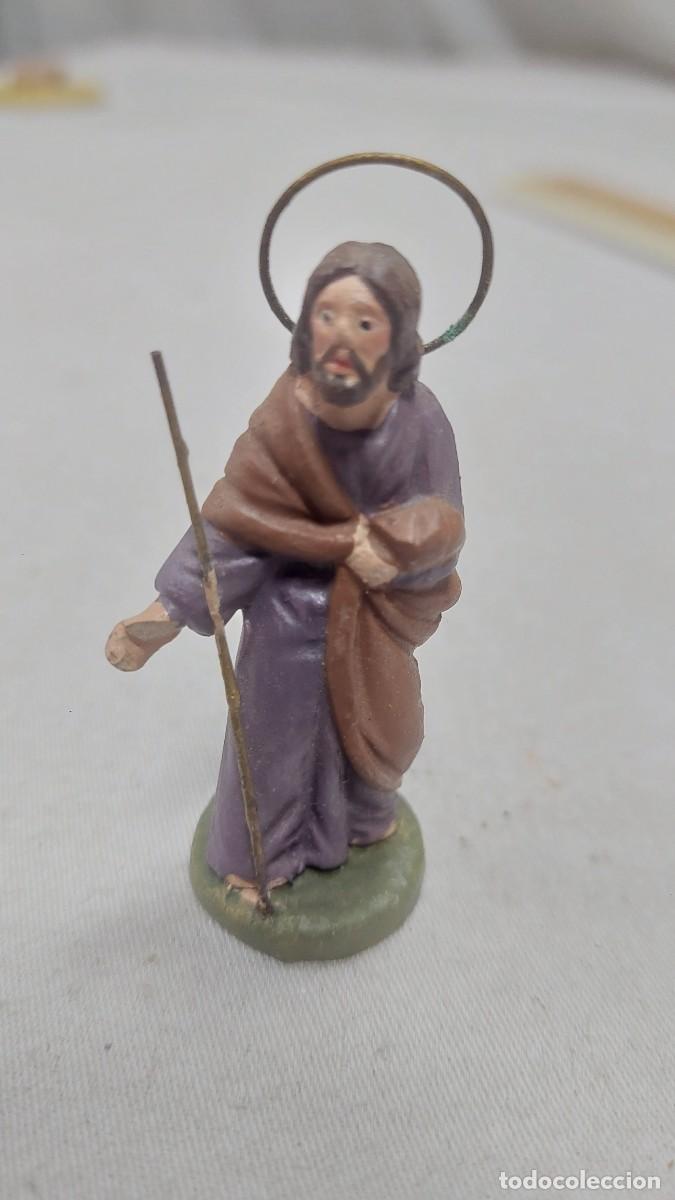 Figuras de Bel&eacute;n: Figura de portal de Belen terracota San Jos&eacute;