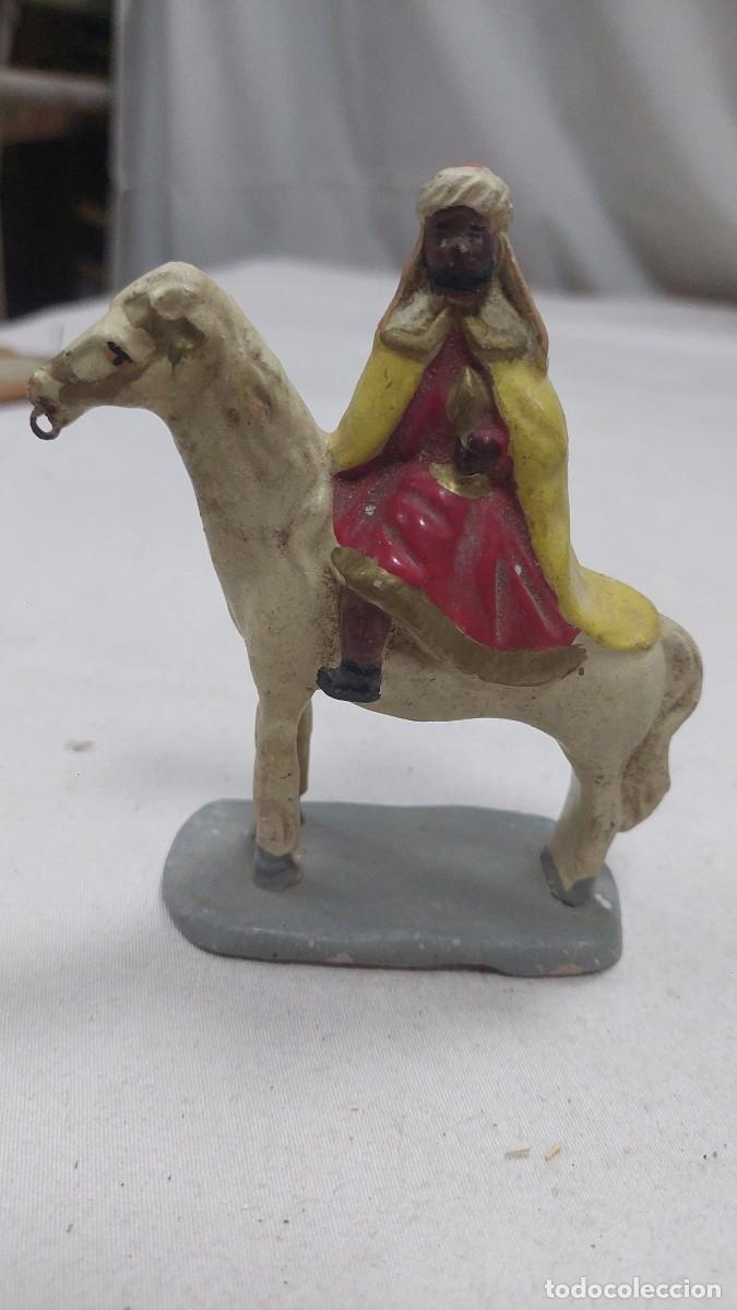 Figuras de Bel&eacute;n: Figura de portal de Belen terracota Rey Baltasar