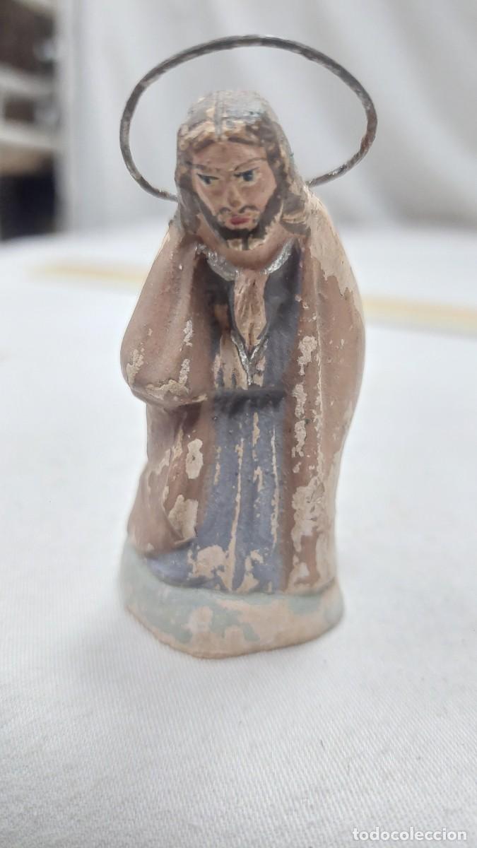 Figuras de Bel&eacute;n: Figura de portal de Belen terracota San Jos&eacute;