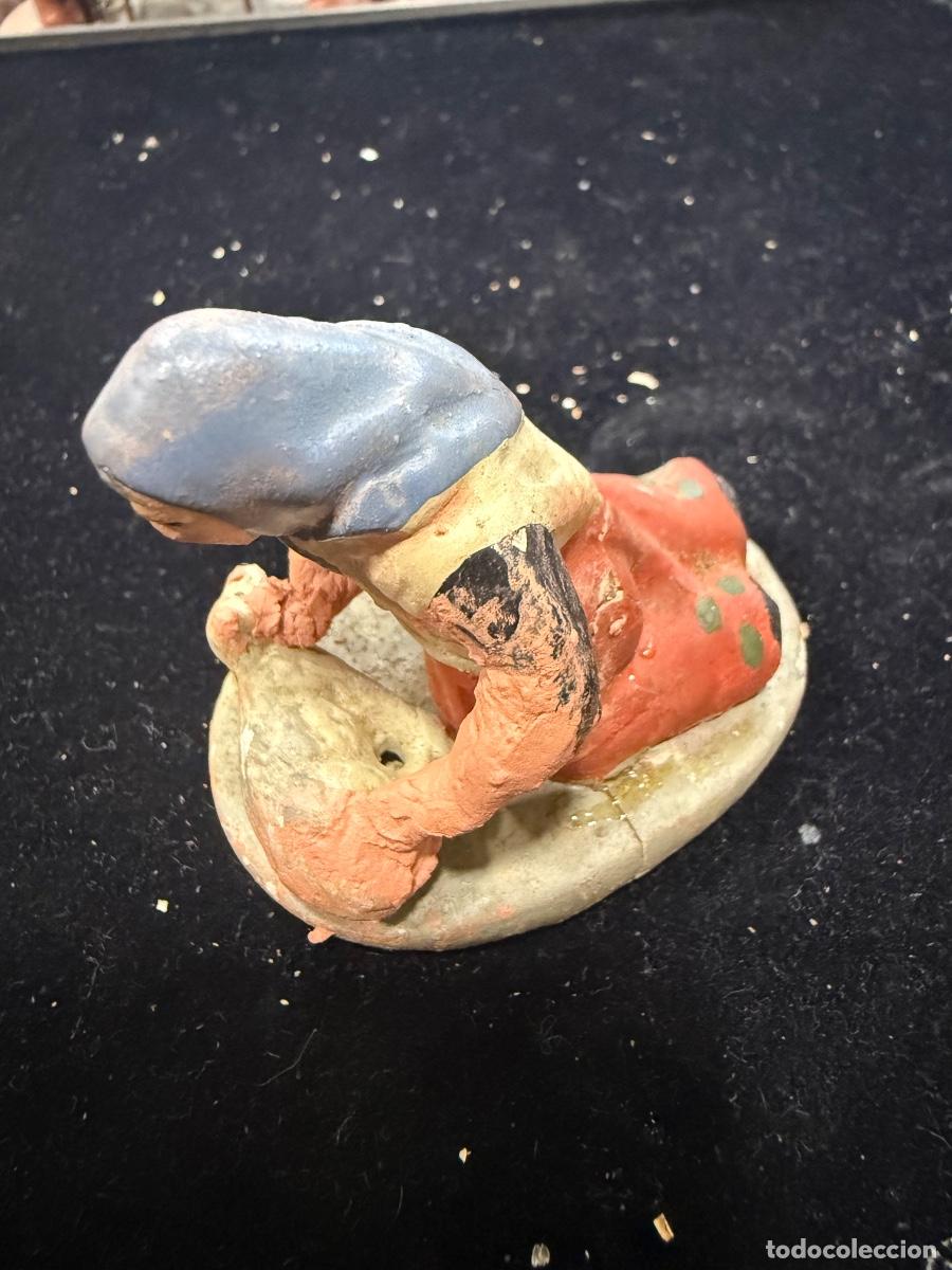 Figures of Bethlehem: Antigua figura de belen de terracota