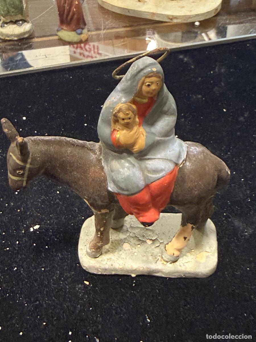 Figuras de Bel&eacute;n: Antigua figura de belen de terracota