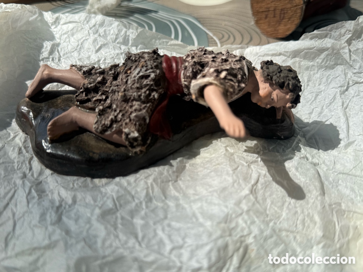Figuras de Bel&eacute;n: Figura ortigas pastor 15 cm aprox