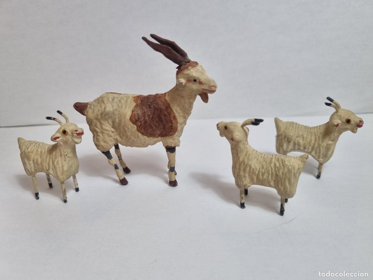 Figuras de Bel&eacute;n: Animales barro - BEL&Eacute;N PESEBRE CABRAS