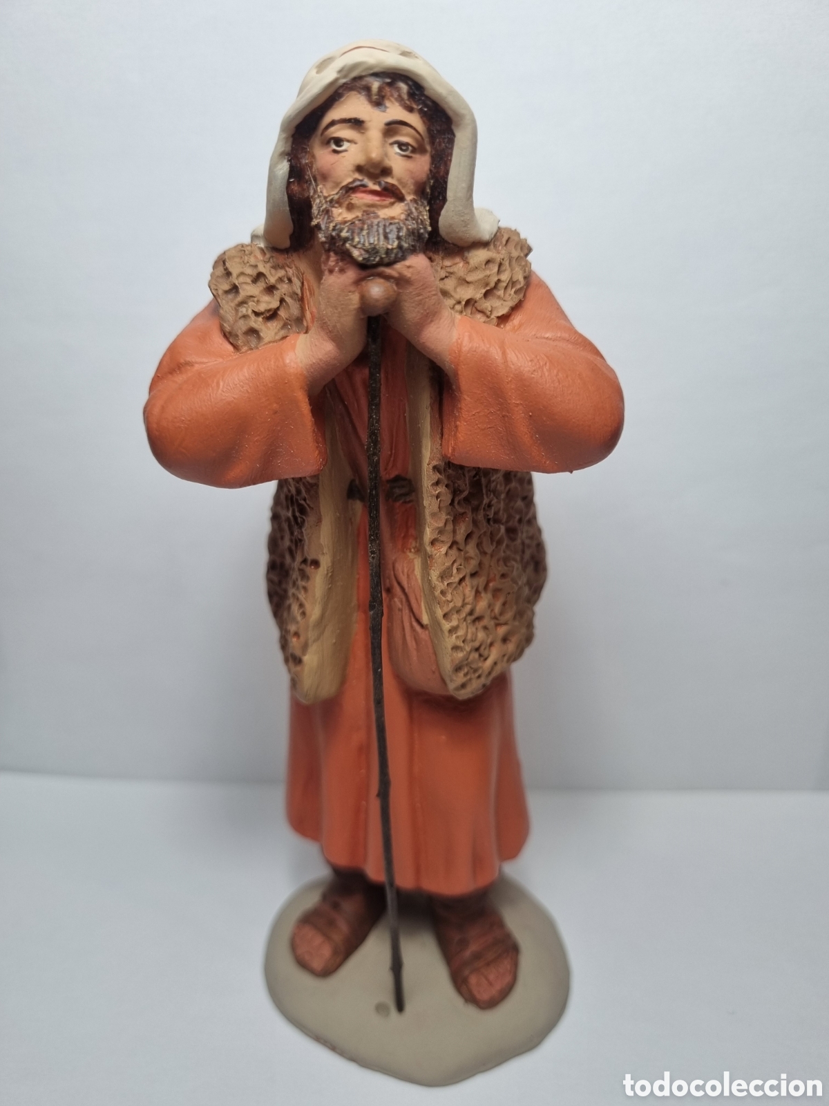 Figuras de Bel&eacute;n: Pastor 16cm CASTELLS HERMANOS - BEL&Eacute;N PESEBRE BARRO