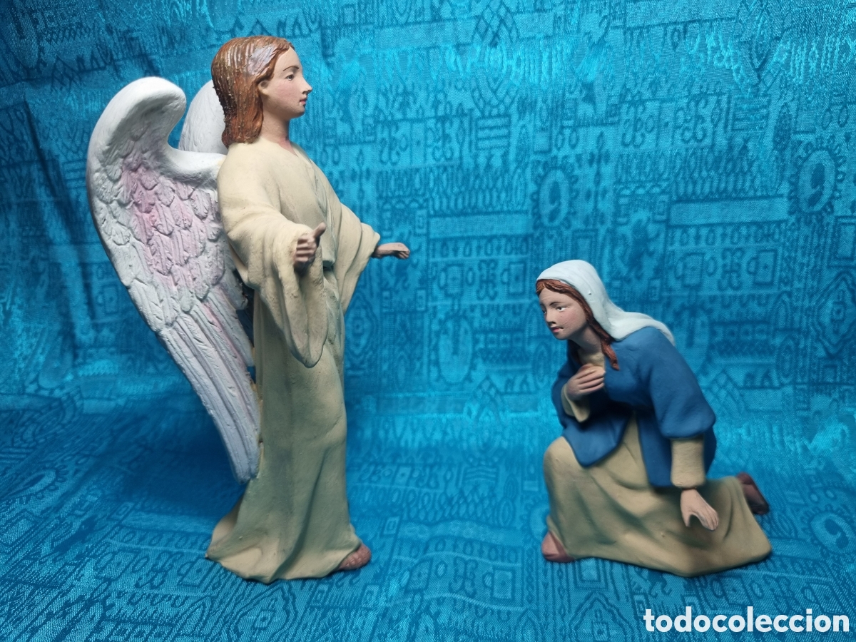 Figuras de Bel&eacute;n: Figuras 15cm CASTELLS HERMANOS - BEL&Eacute;N PESEBRE BARRO