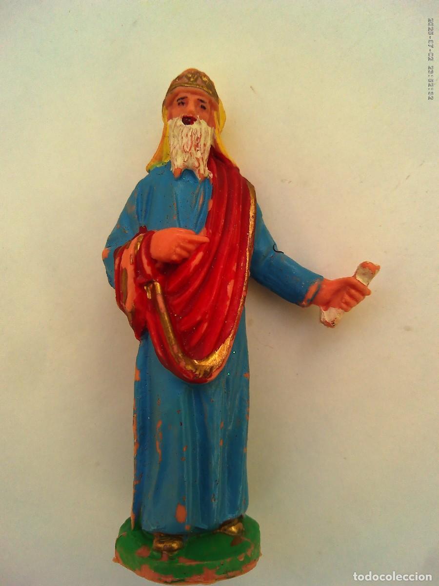 Figuras de Bel&eacute;n: ANTIGUA FIGURA DE PLASTICO DEL BELEN : RABINO HEBREO