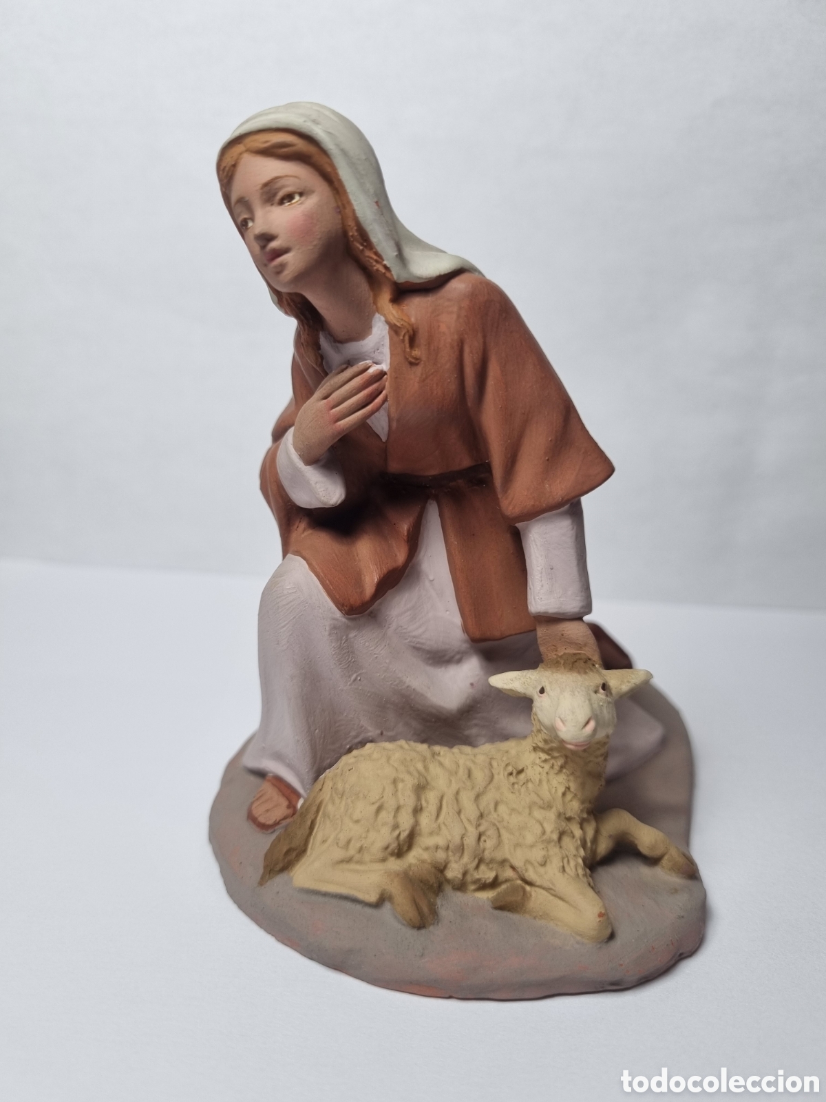Figuras de Bel&eacute;n: Figura 15 cm CASTELLS HERMANOS - BEL&Eacute;N PESEBRE BARRO