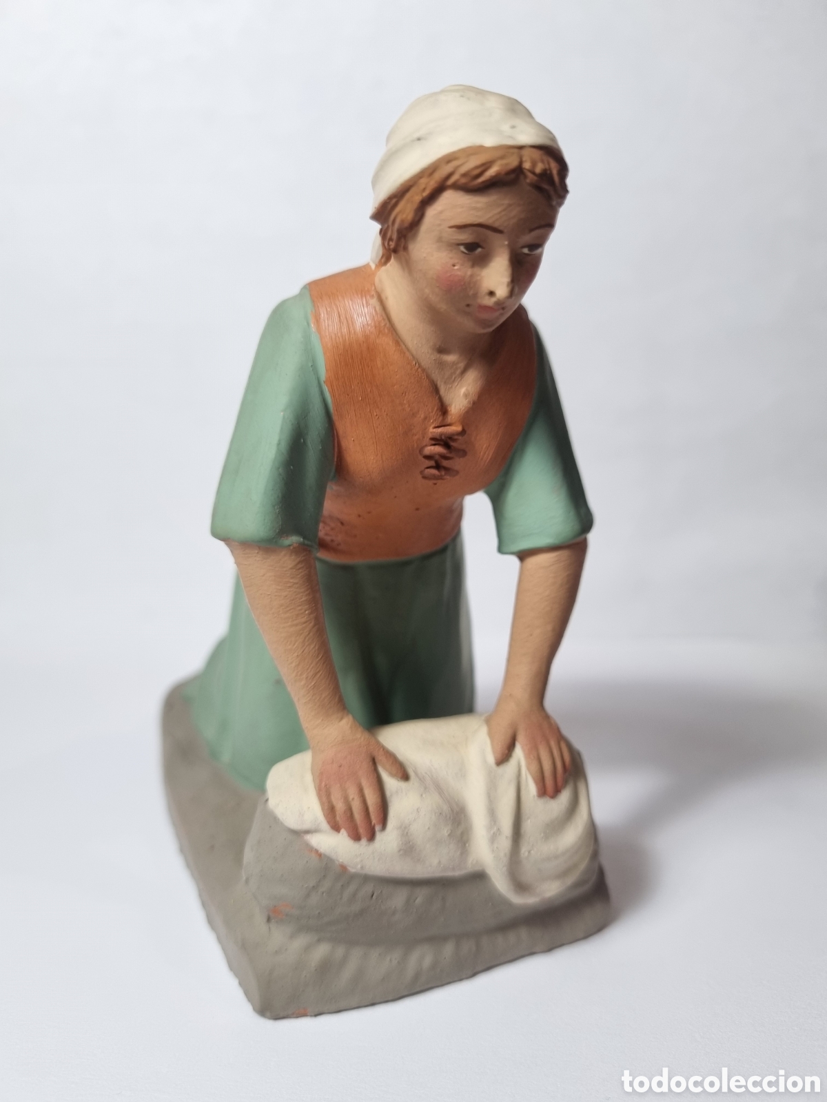Figuras de Bel&eacute;n: Figura 15 cm CASTELLS HERMANOS - BEL&Eacute;N PESEBRE BARRO