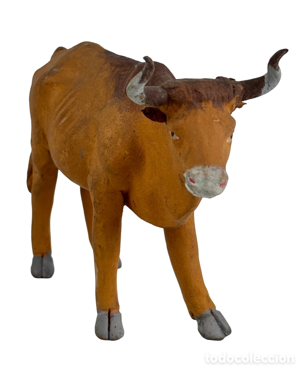 Figuras de Bel&eacute;n: BUEY EN TERRACOTA - FIGURA DE PESEBRE - OLOT