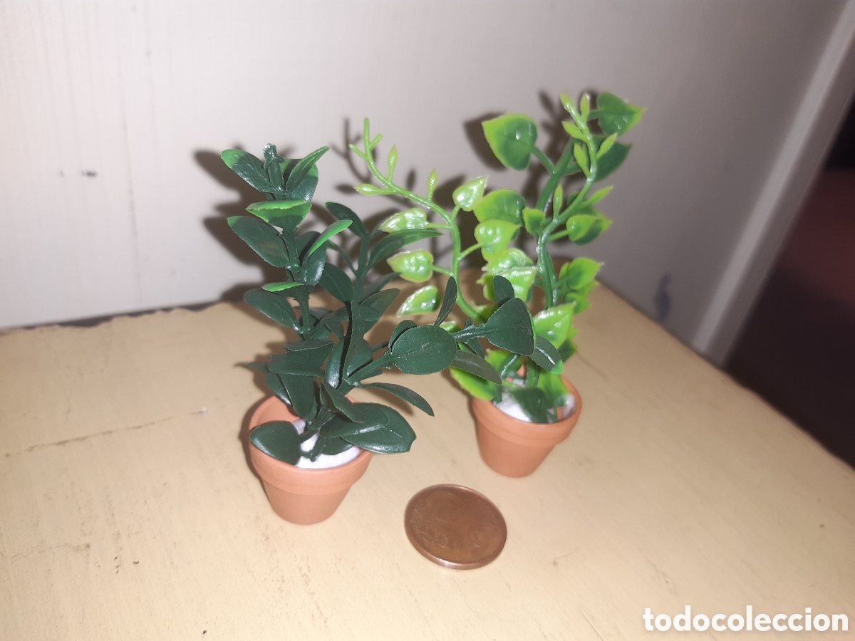 Figuras de Bel&eacute;n: Complementos de Bel&eacute;n lote de dos macetas - Foto 3