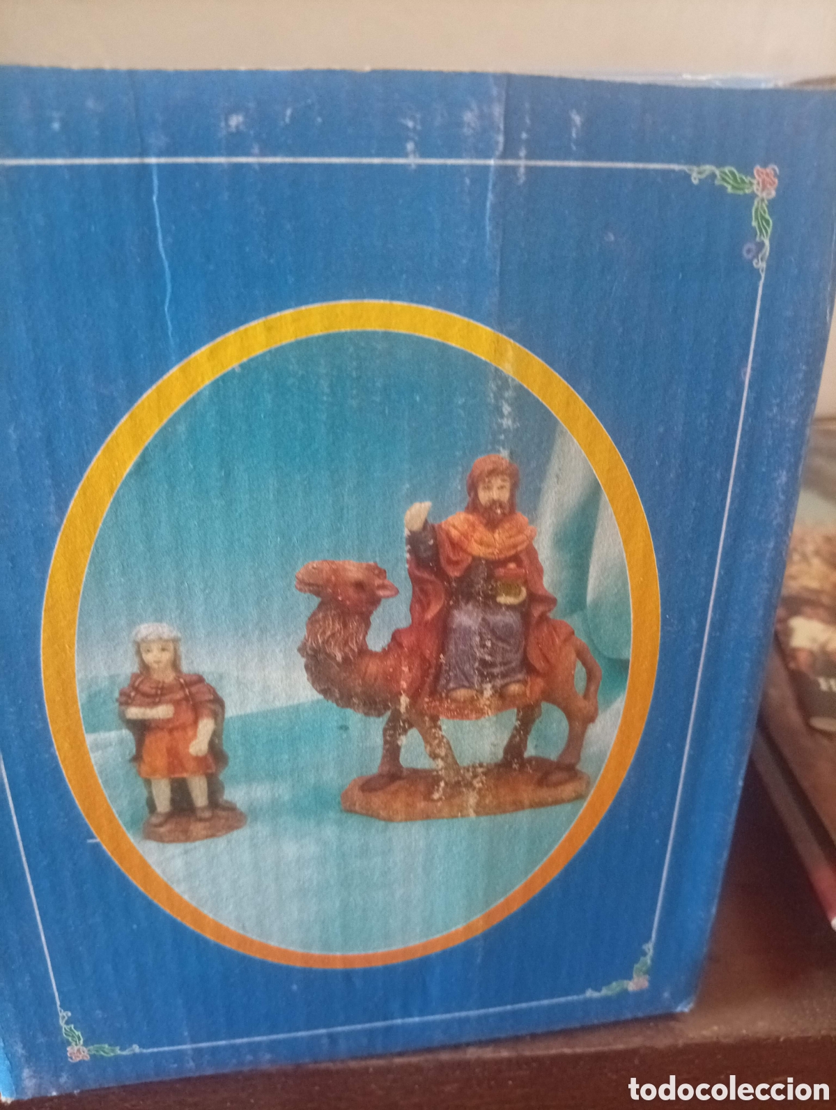 Figuras de Bel&eacute;n: Rey Melchor, camello y paje. La Costera SL