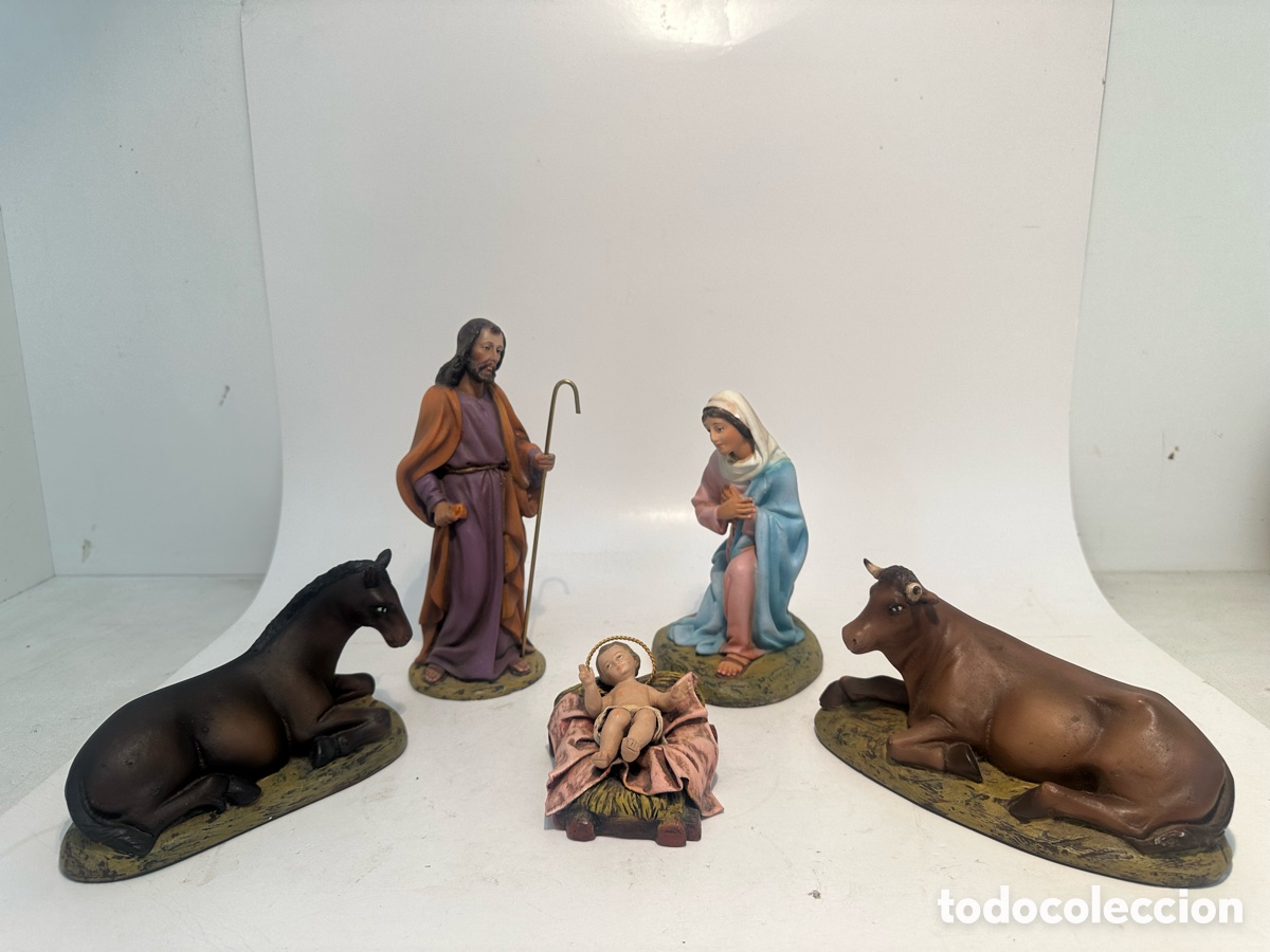 Figuras de Bel&eacute;n: FIGURA BELEN, PRECIOSO MISTERIO DE ESTUCO SERIE 20 OLOT.