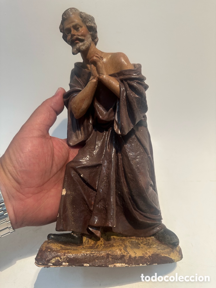Figuras de Bel&eacute;n: FIGURA BELEN, PASTOR ADORANDO DE PIE. MODELO ARTE CRISTIANO OLOT.